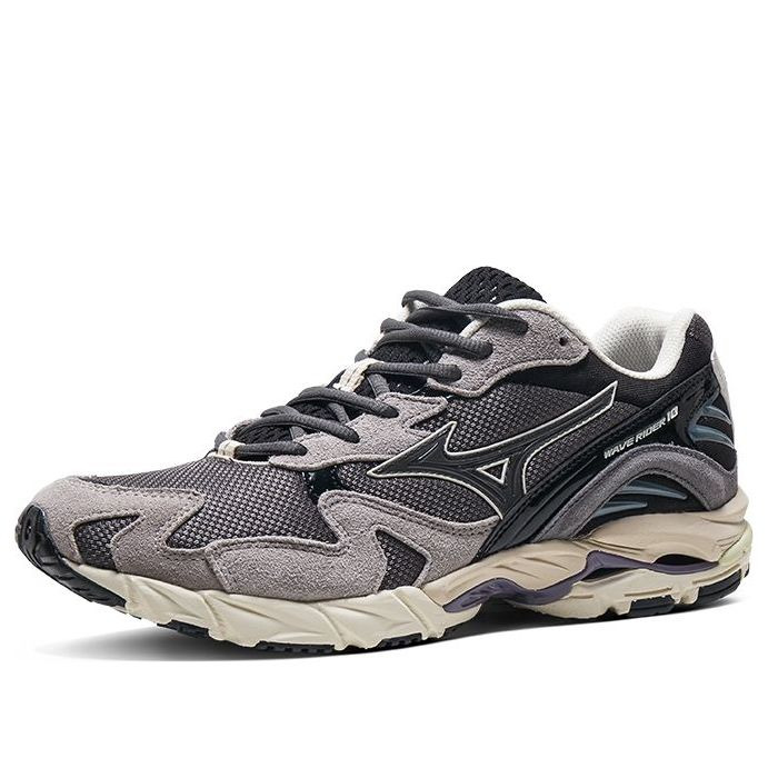 Mizuno Wave Rider 10 'Rock Black' D1GA246401 - 2