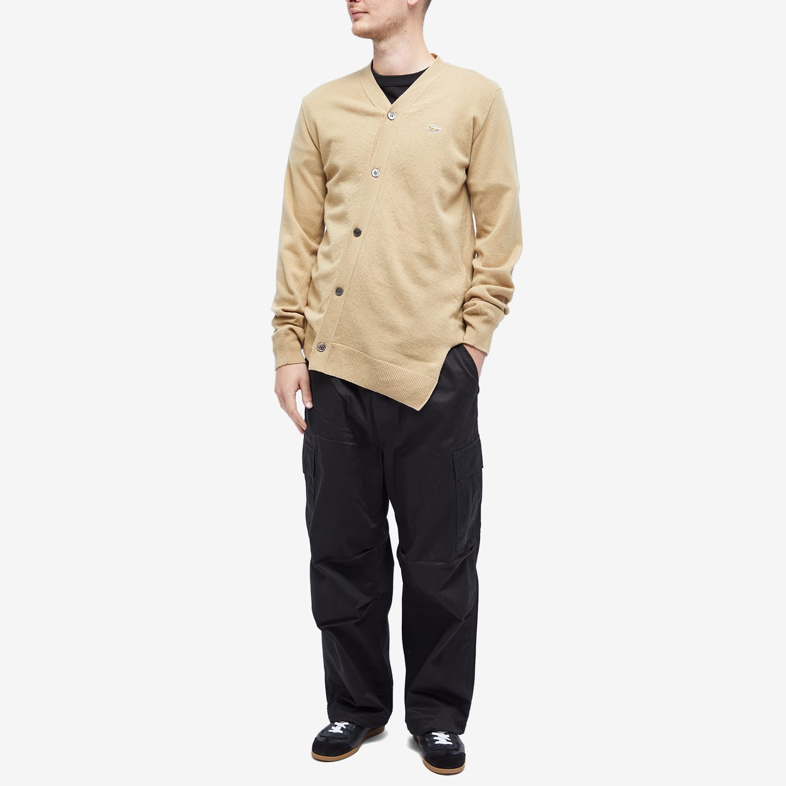 Comme des Garçons SHIRT x Lacoste Asymmetric Cardigan - 4