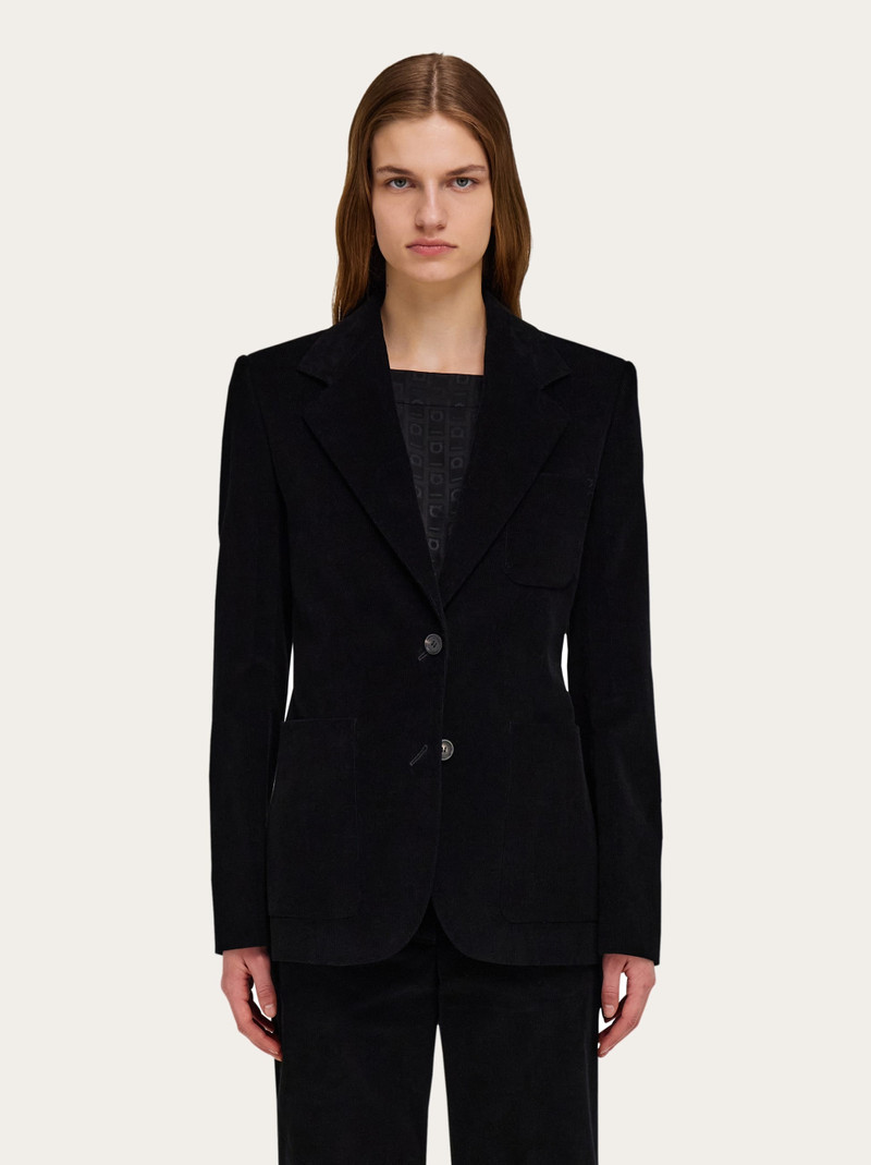 FERRAGAMO Corduroy blazer outlook
