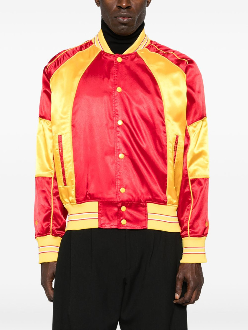 x Fox Lab contrast bomber jacket 3