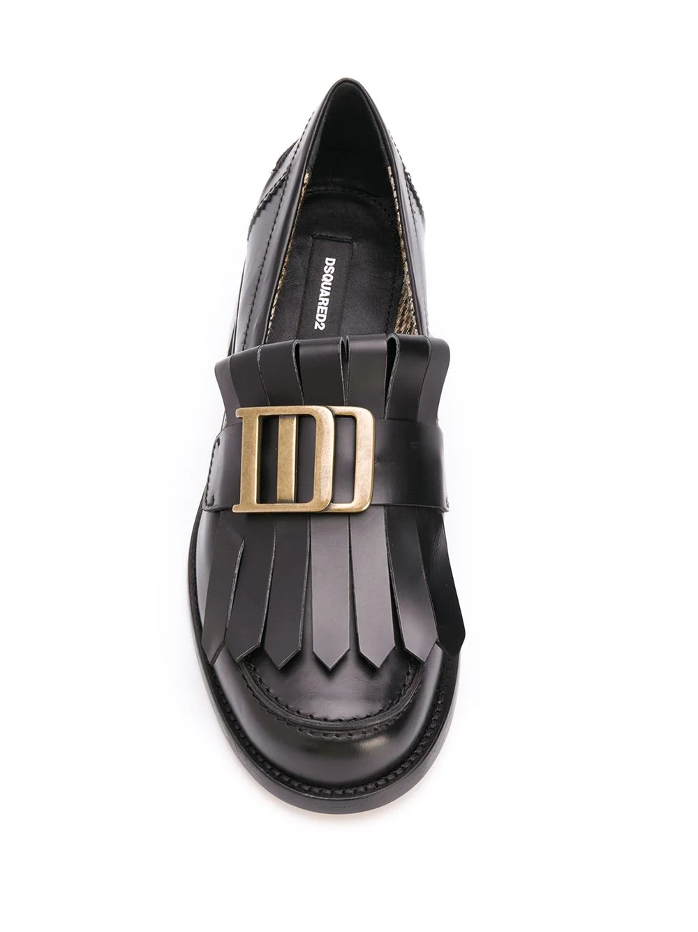 buckle-detail slip-on loafers - 4