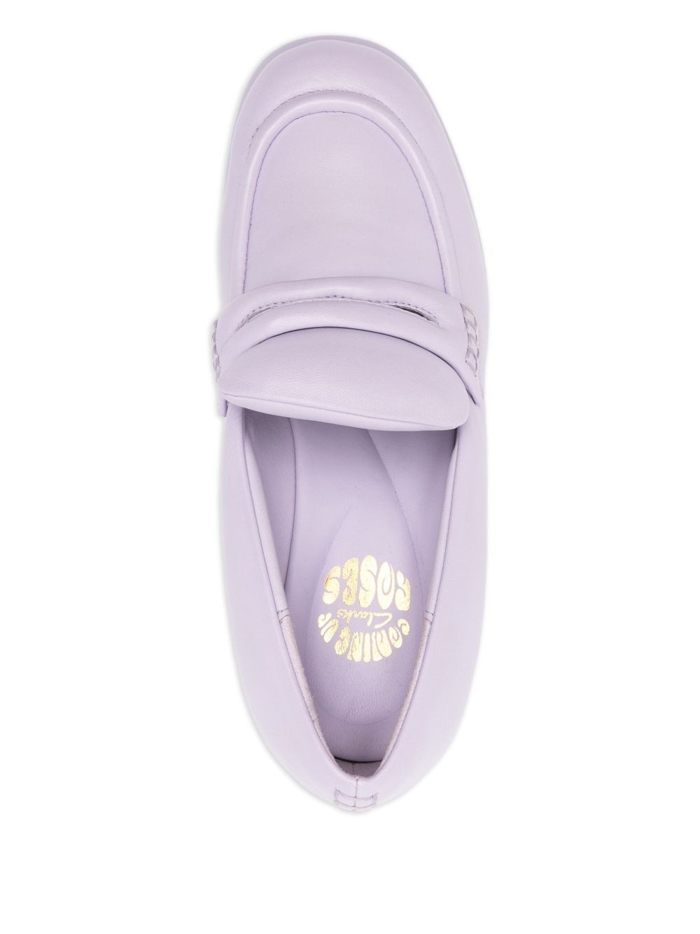 x Clarks 80mm bulbous-heel loafers - 4