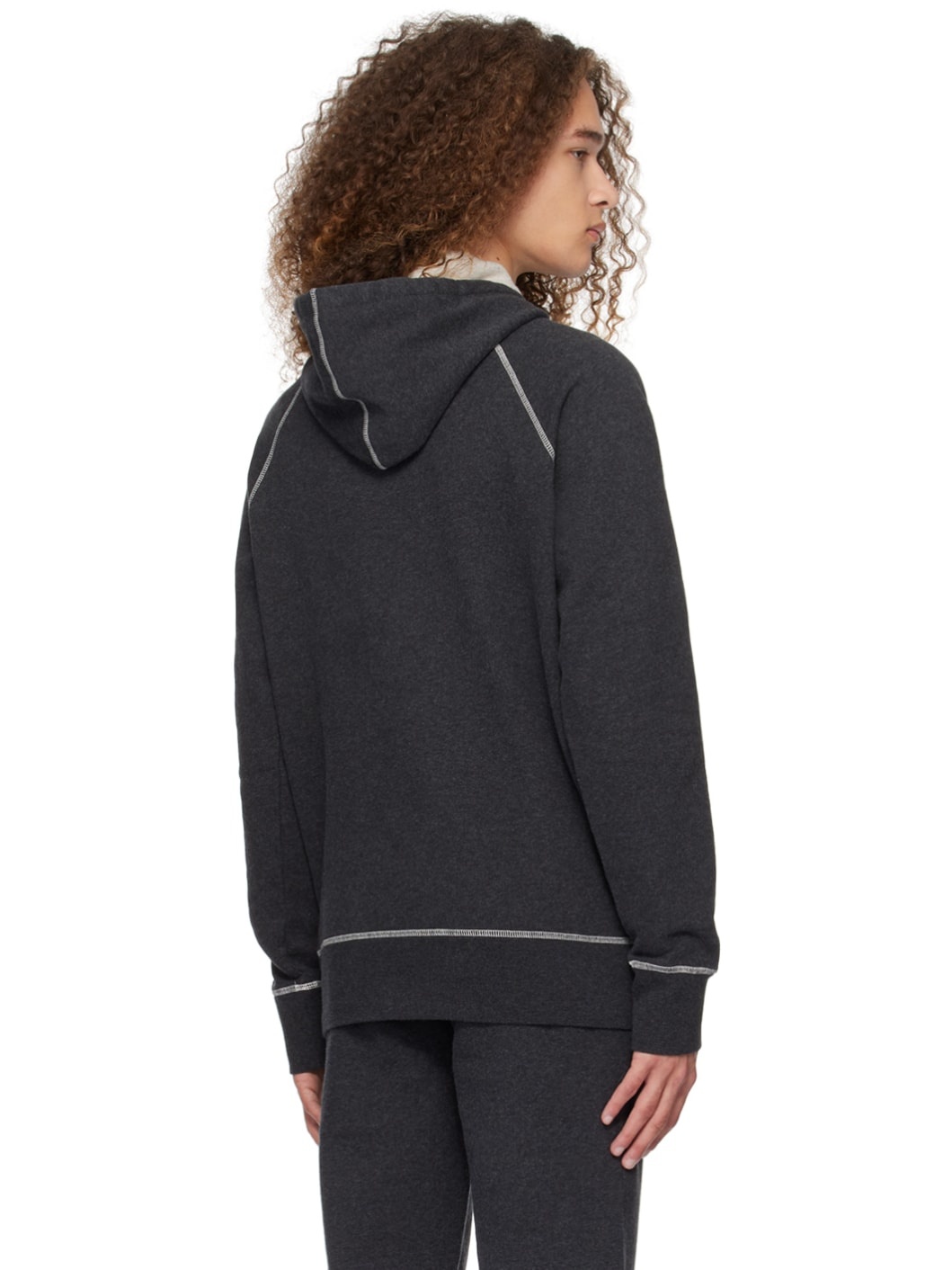Gray Raglan Hoodie - 3