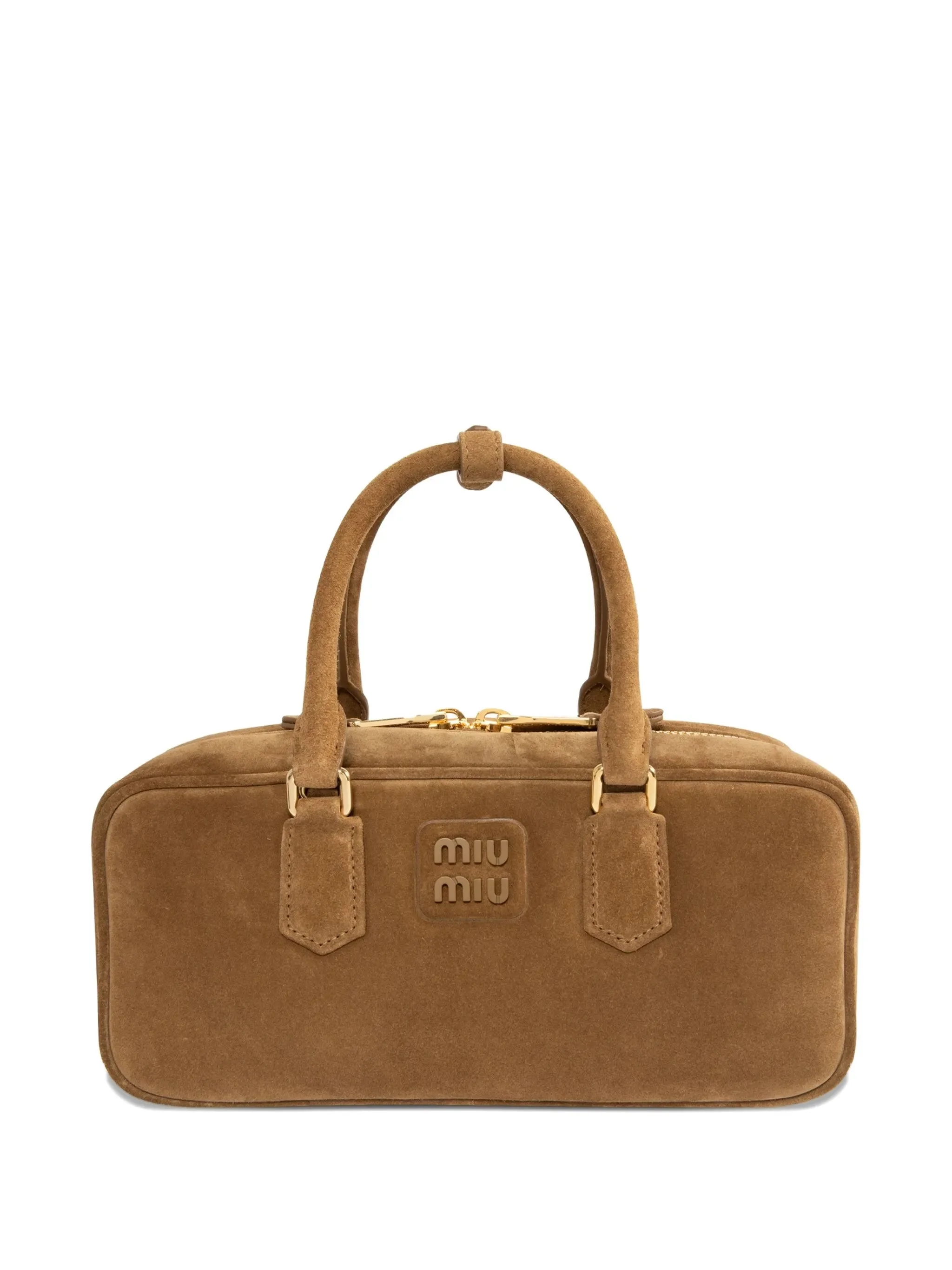 Miu Miu Padded Suede Clutch Bag - 1