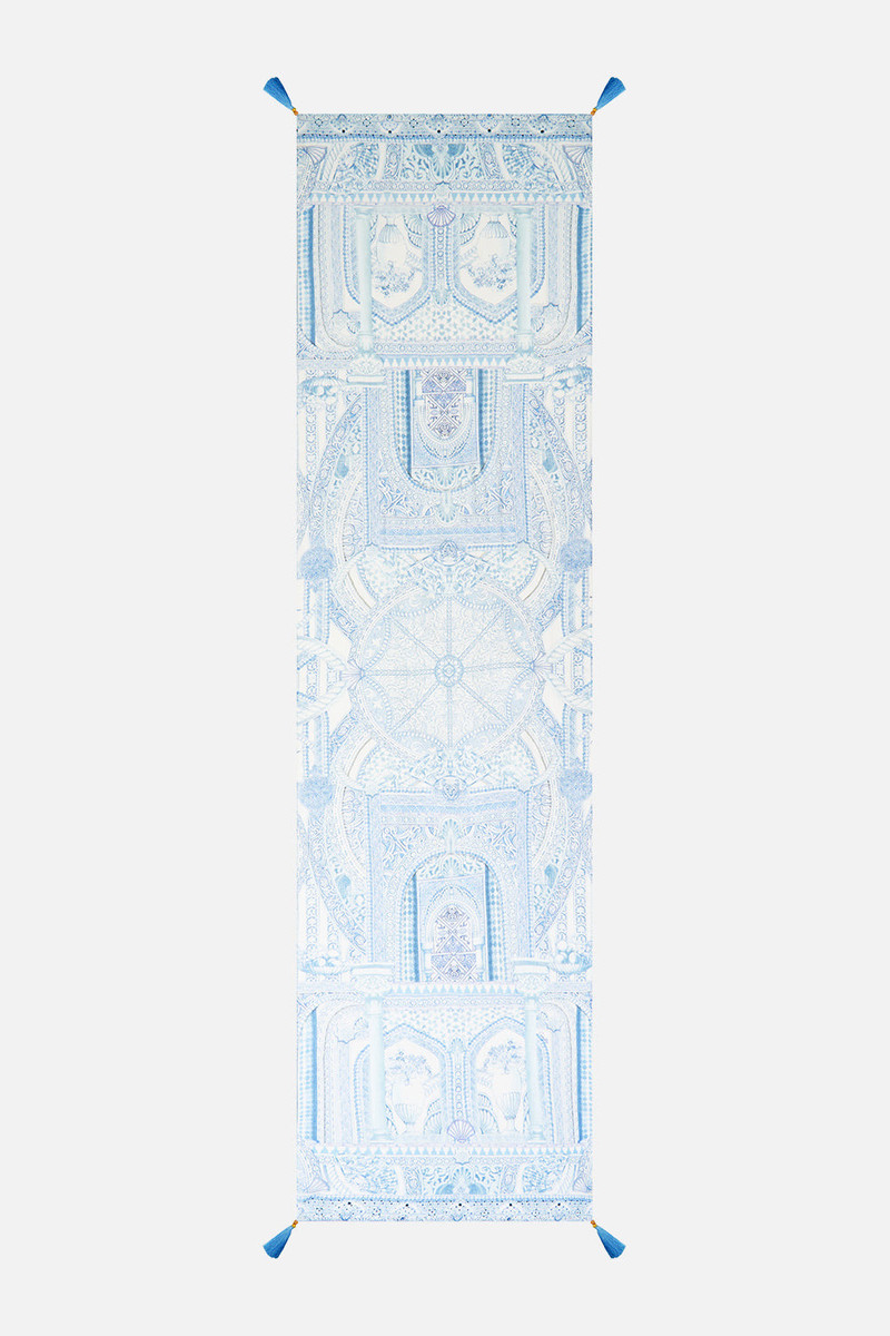 CAMILLA LONG SILK CRINKLE CHIFFON SCARF outlook