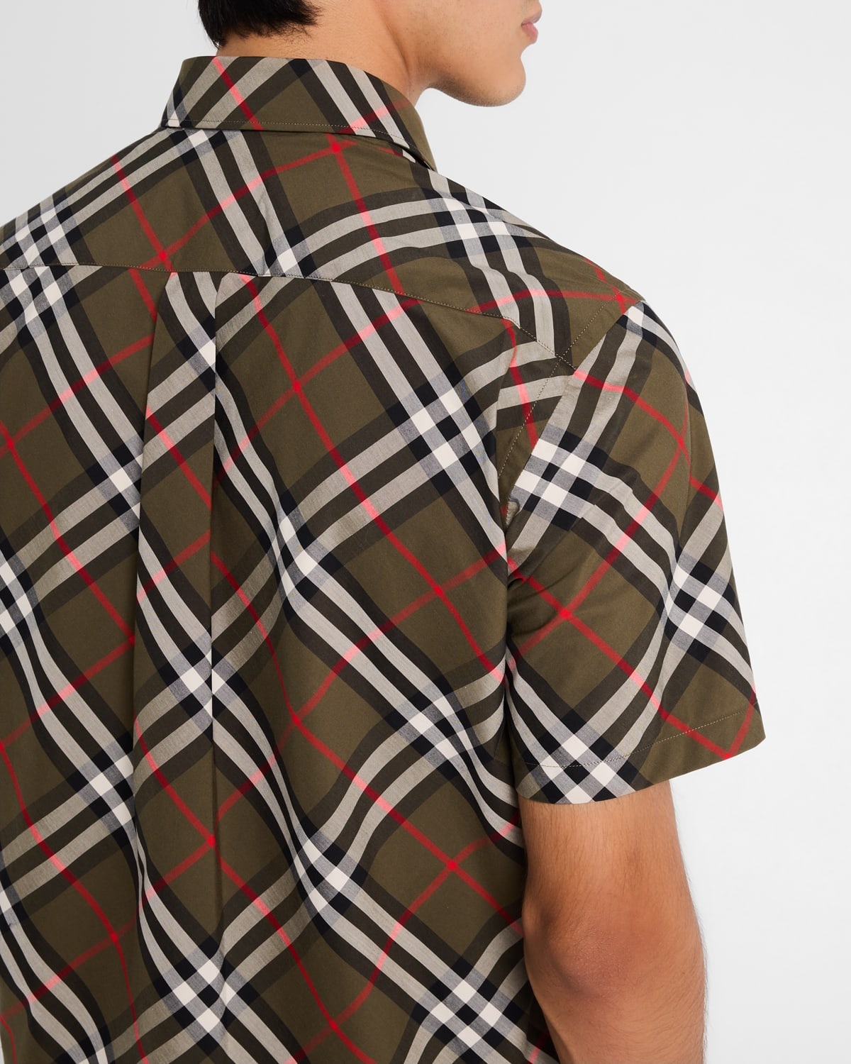 Men's Check Button-Down Shirt - 5