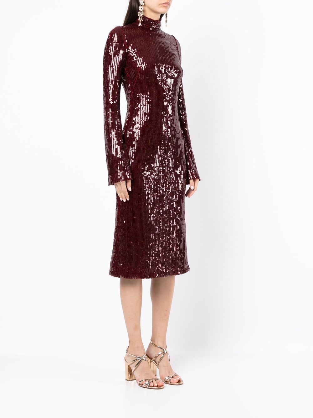 Orb sequin-embellished dress - 3