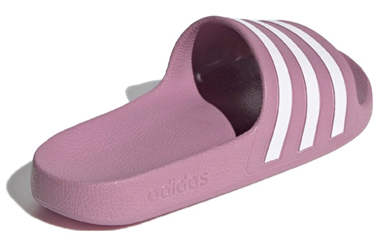 (WMNS) adidas Adilette Aqua Slide 'Cherry Metallic White' FY8107 - 5