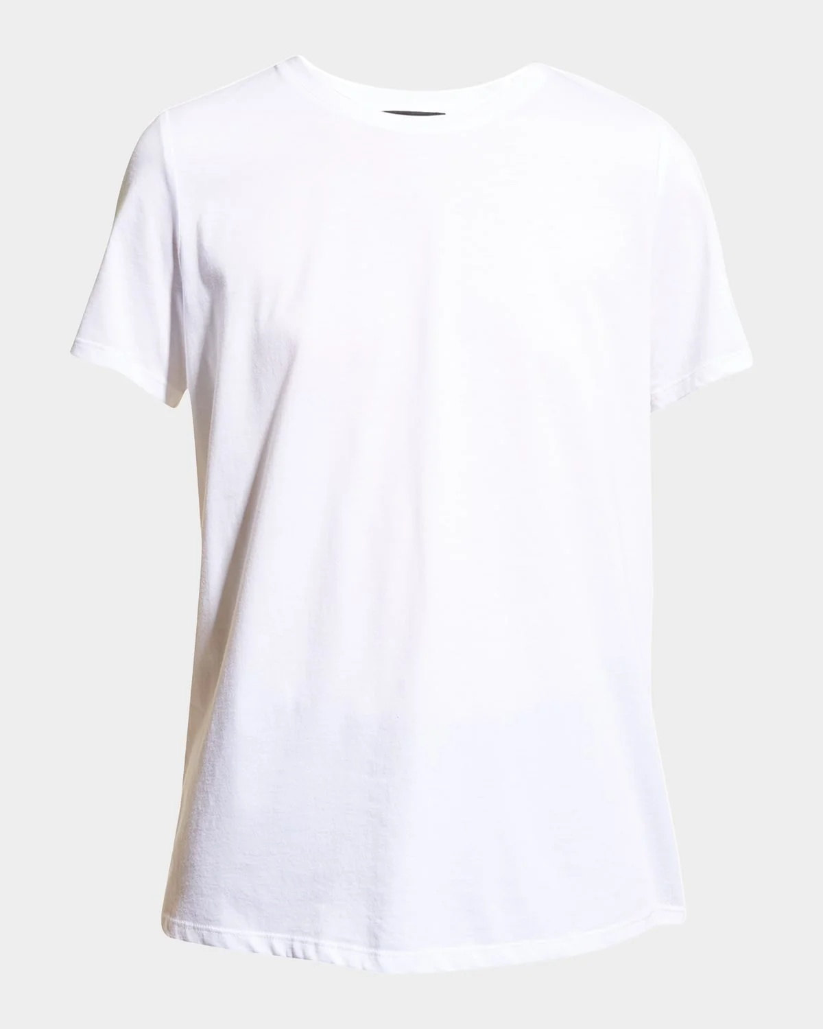 Crewneck Jersey Knit Tee - 1