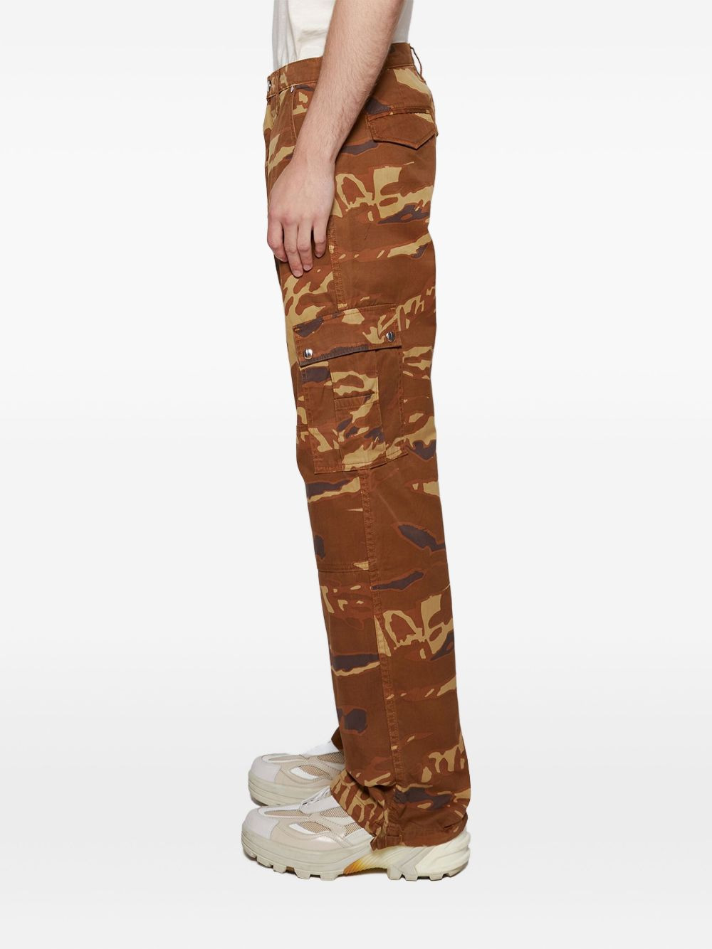 tiger camouflage-pattern trousers - 4
