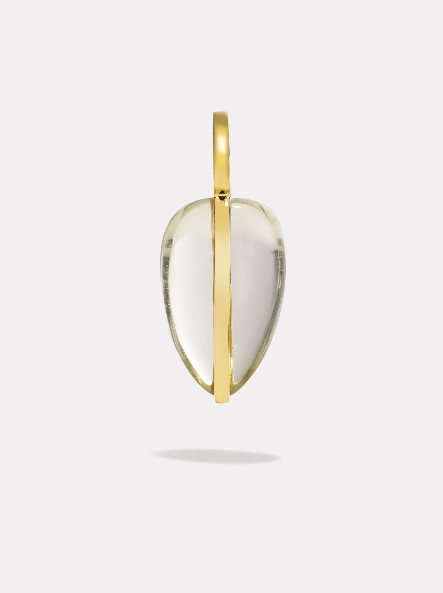 Small Pebble Pendant | Green Amethyst - 1