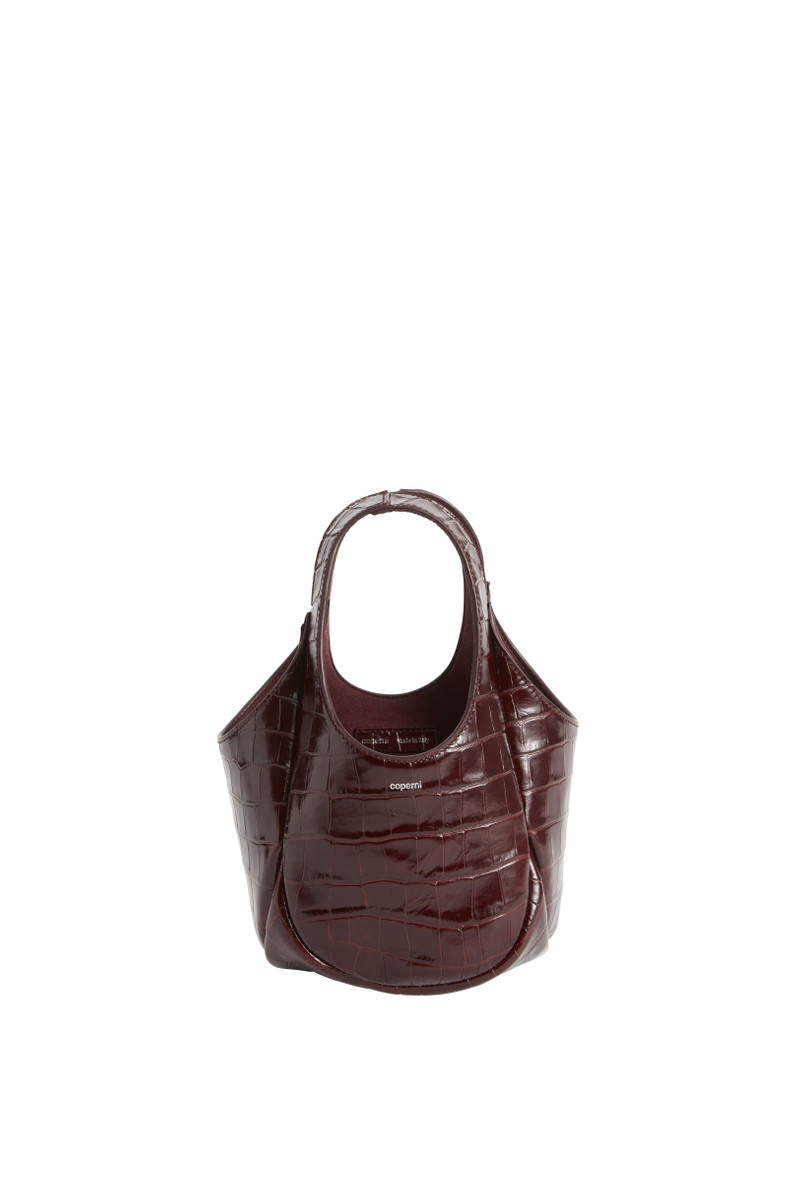 Croco Mini Bucket Swipe Bag 6