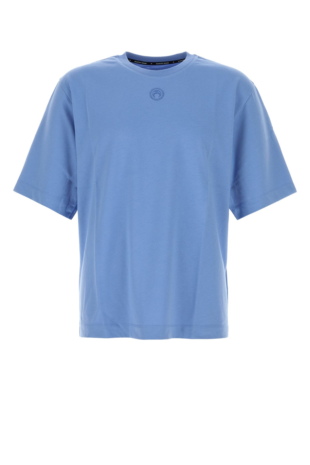 Cerulean blue cotton t-shirt - 1