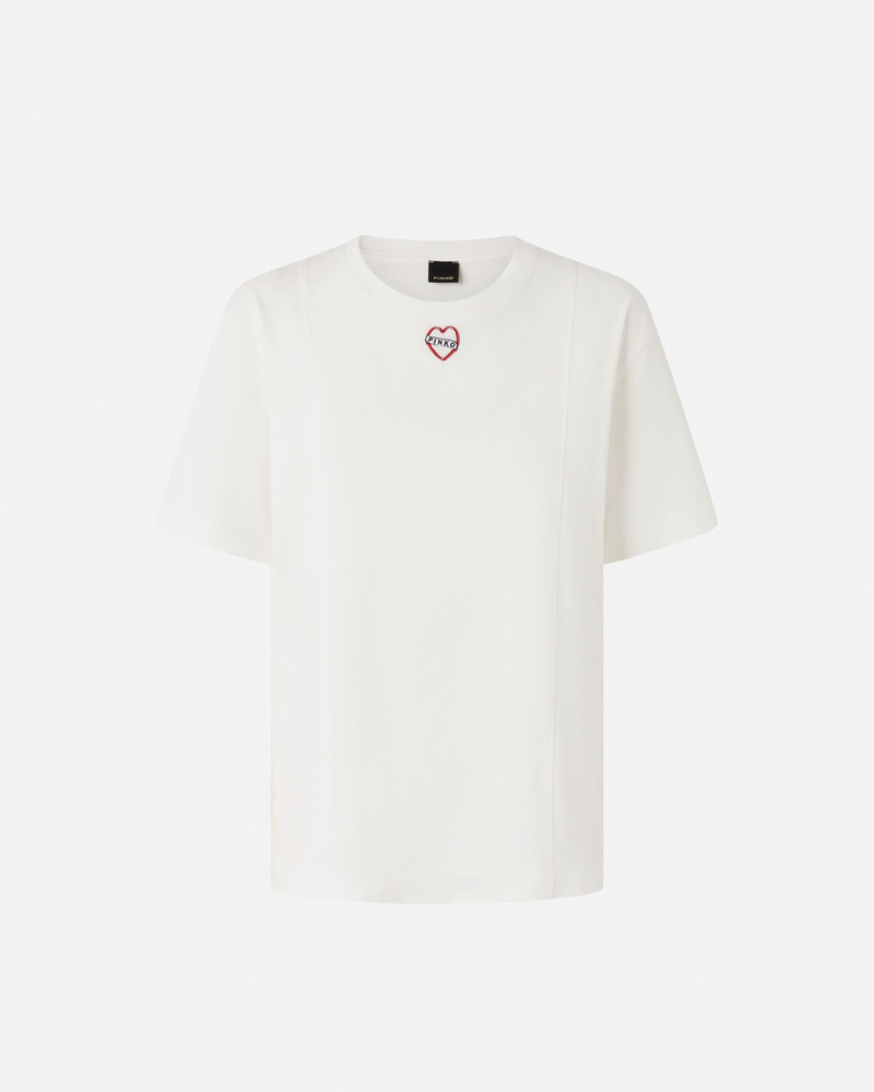 T-SHIRT WITH HEART EMBROIDERY 1