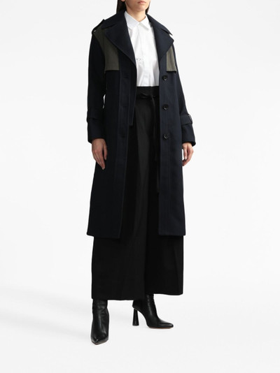 3.1 Phillip Lim two-tone belted coat outlook