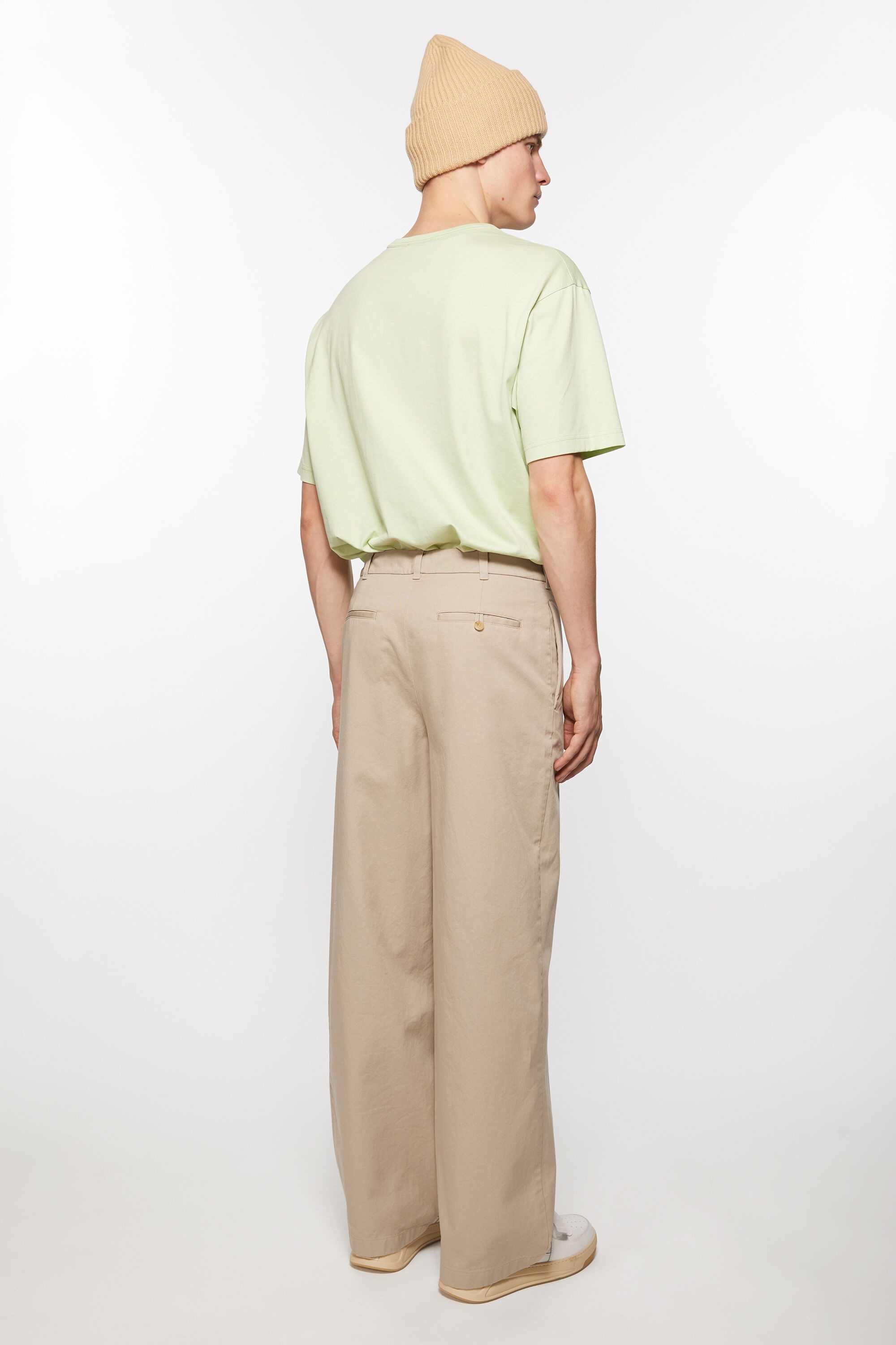 Chino twill trousers - Sand beige - 3
