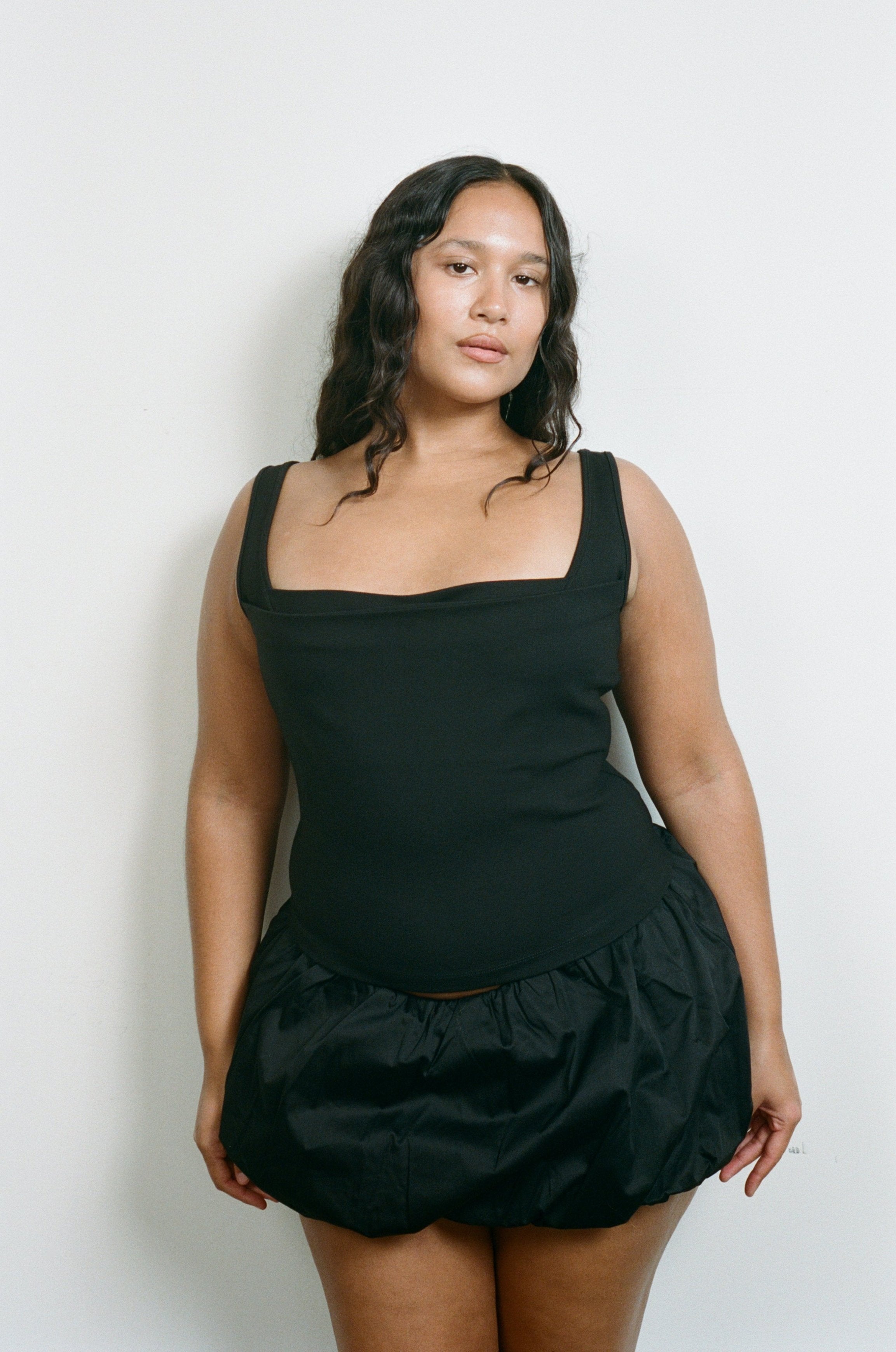 GRACE SKIRT - BLACK - 3