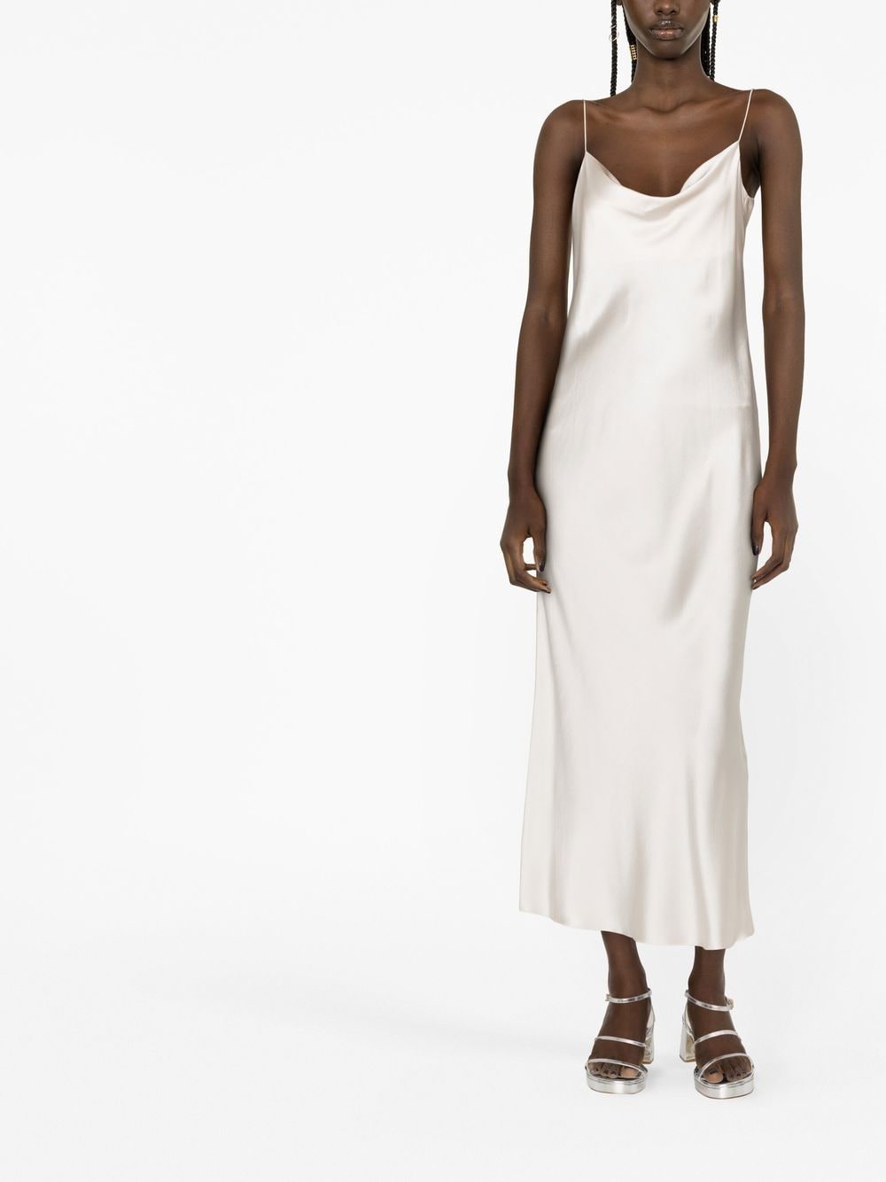 sleeveless midi dress - 2