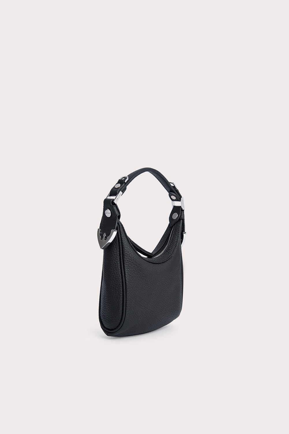 Cosmo Black Flat Grain Leather - 2