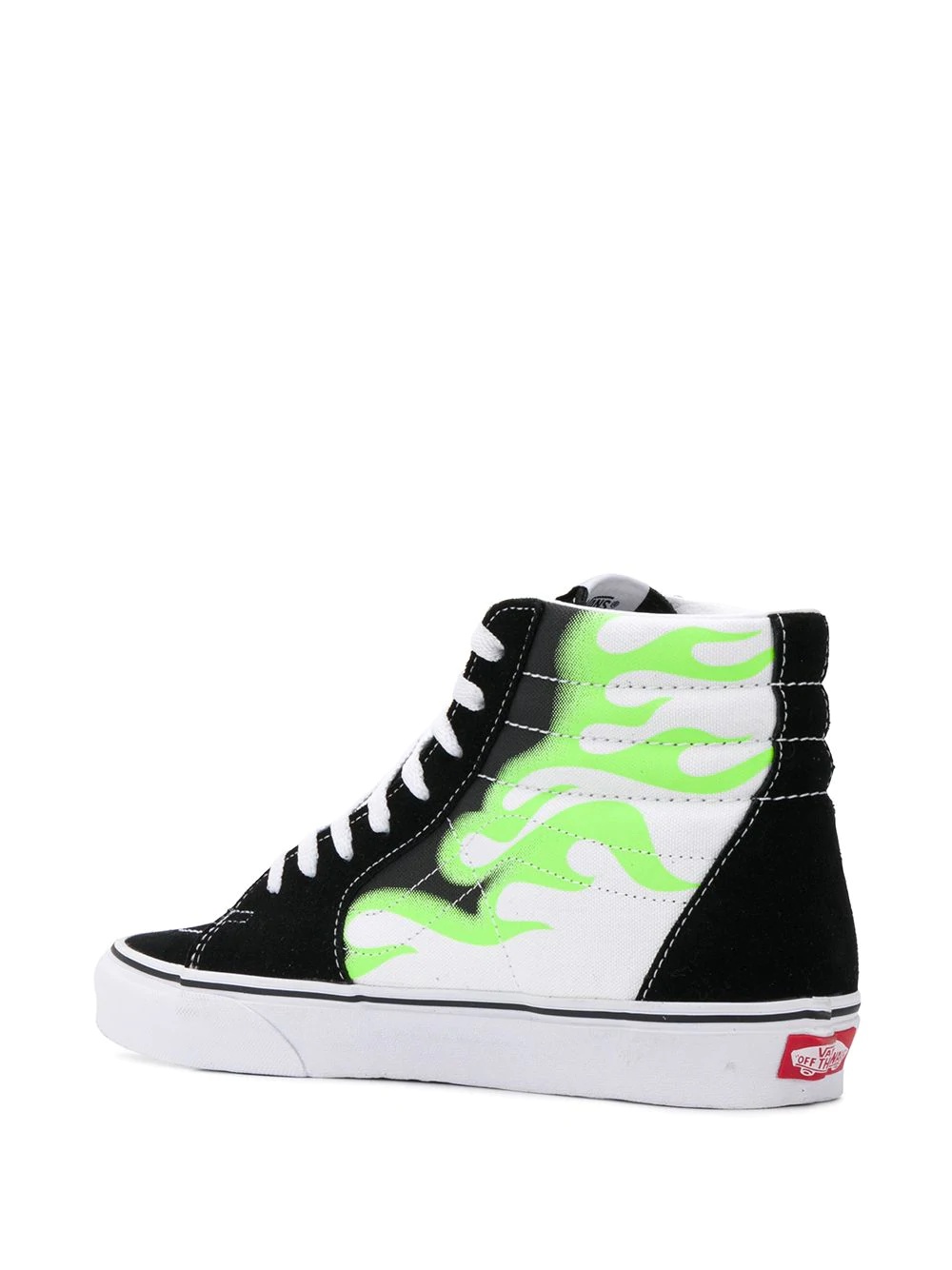 graphic-print high-top trainers - 3