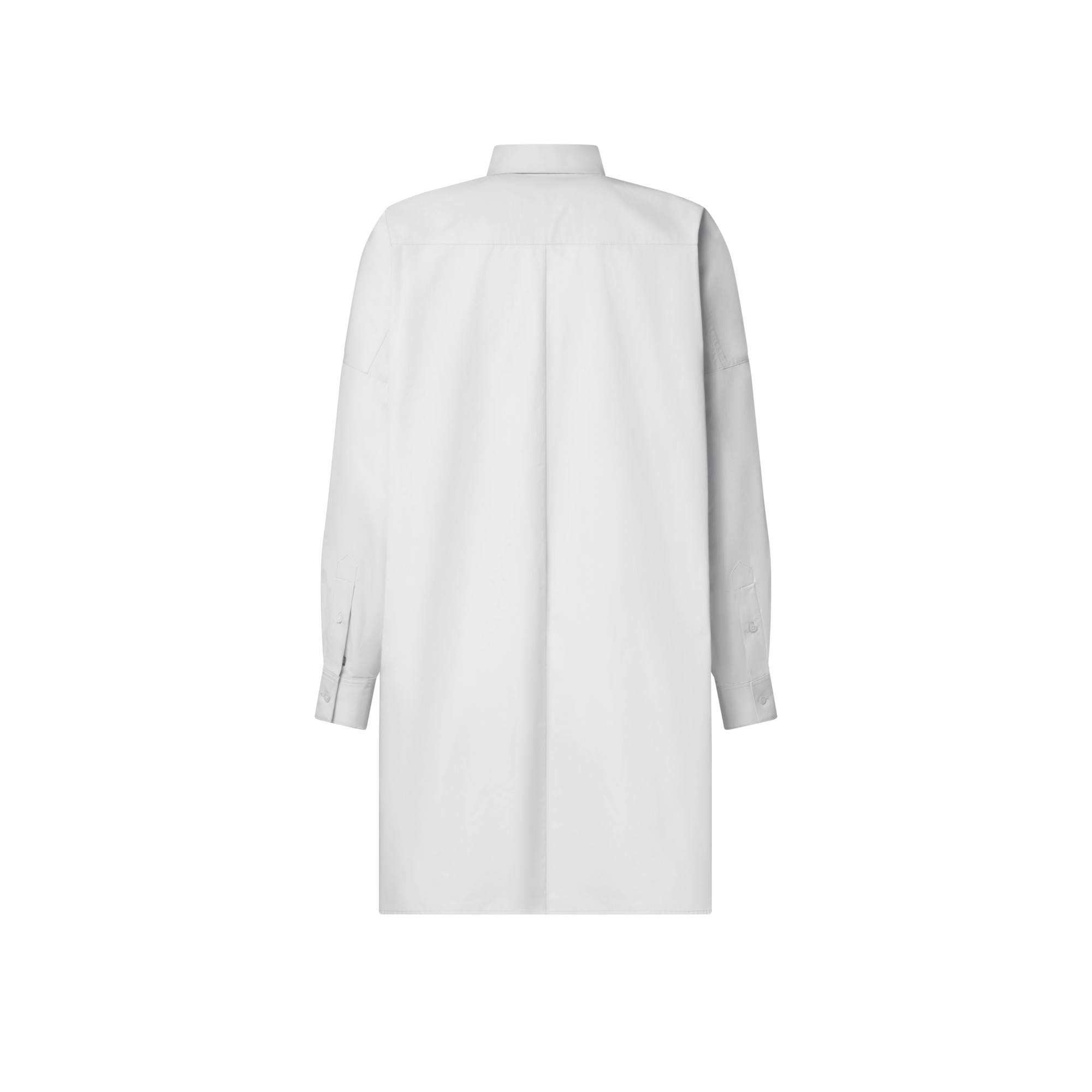Monogram Scarf Shirt Dress - 3