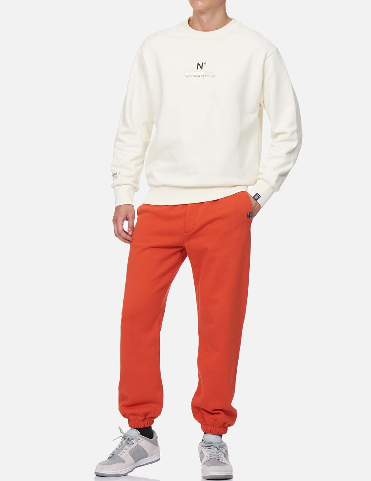 Kamon and Logo Print Sweatpants - 5
