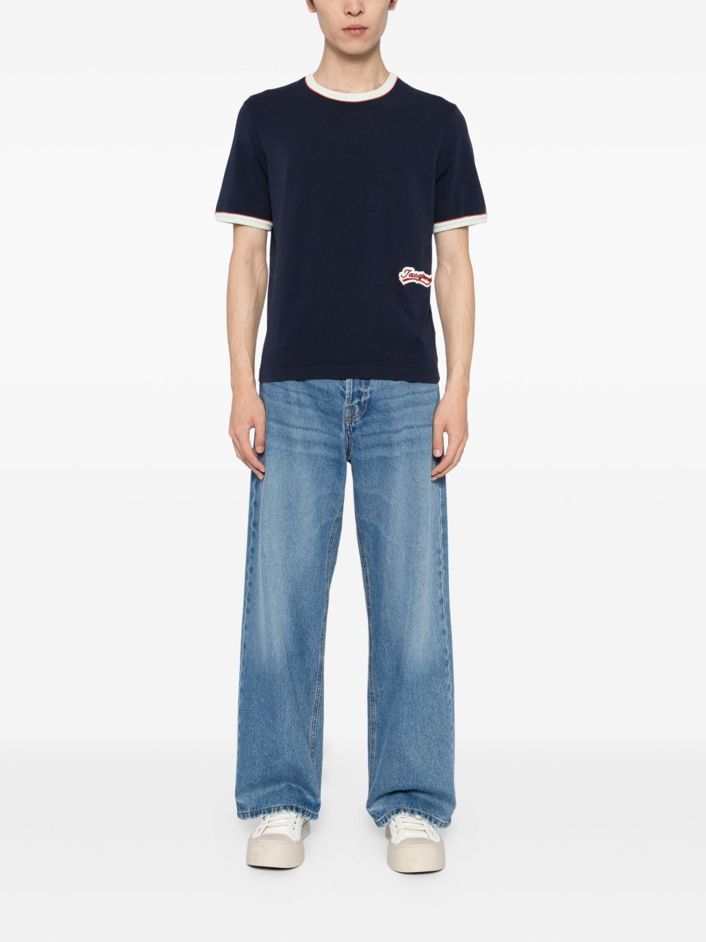 logo-embroidered T-shirt - 2
