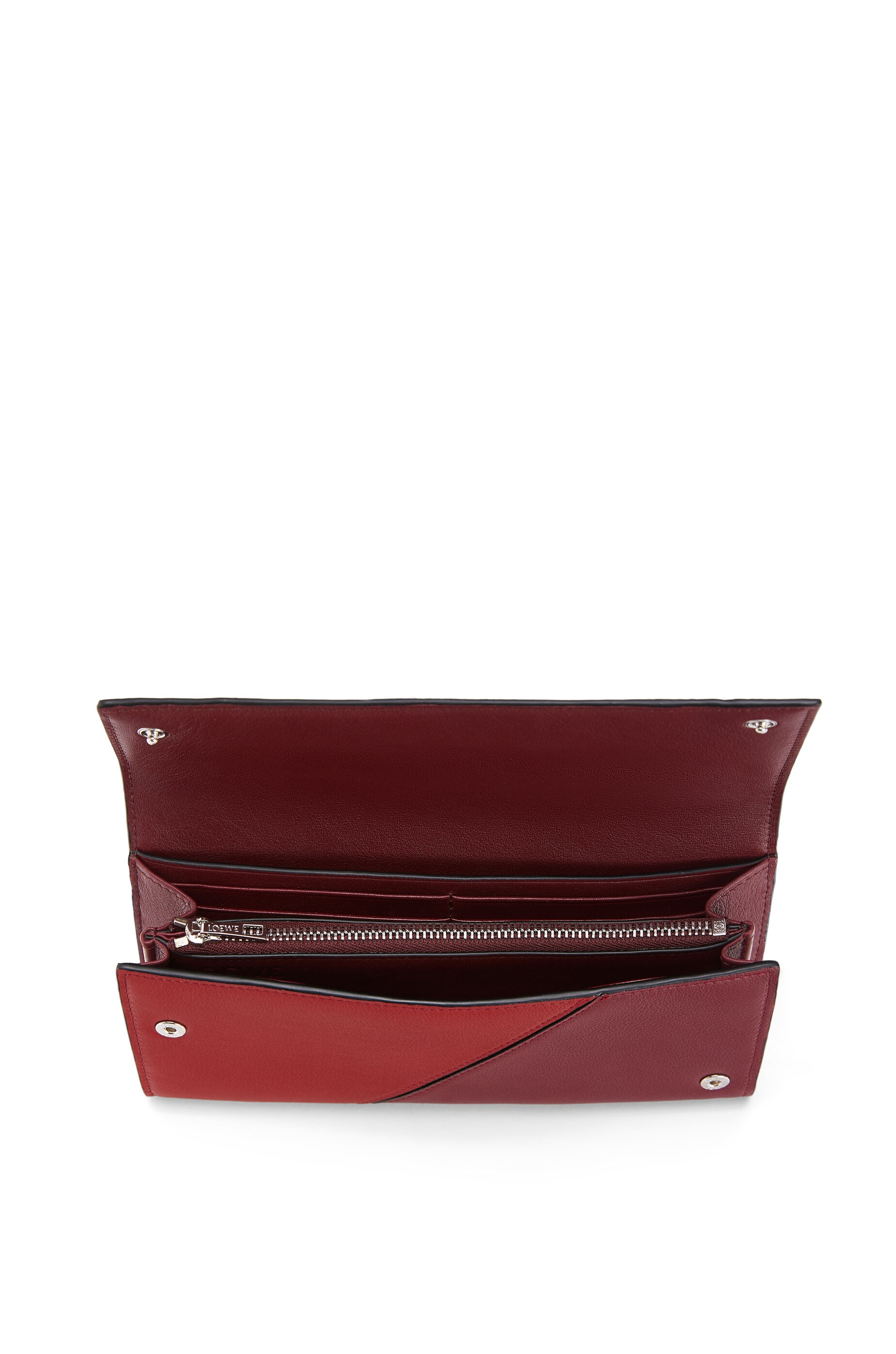 Puzzle continental wallet in classic calfskin - 4