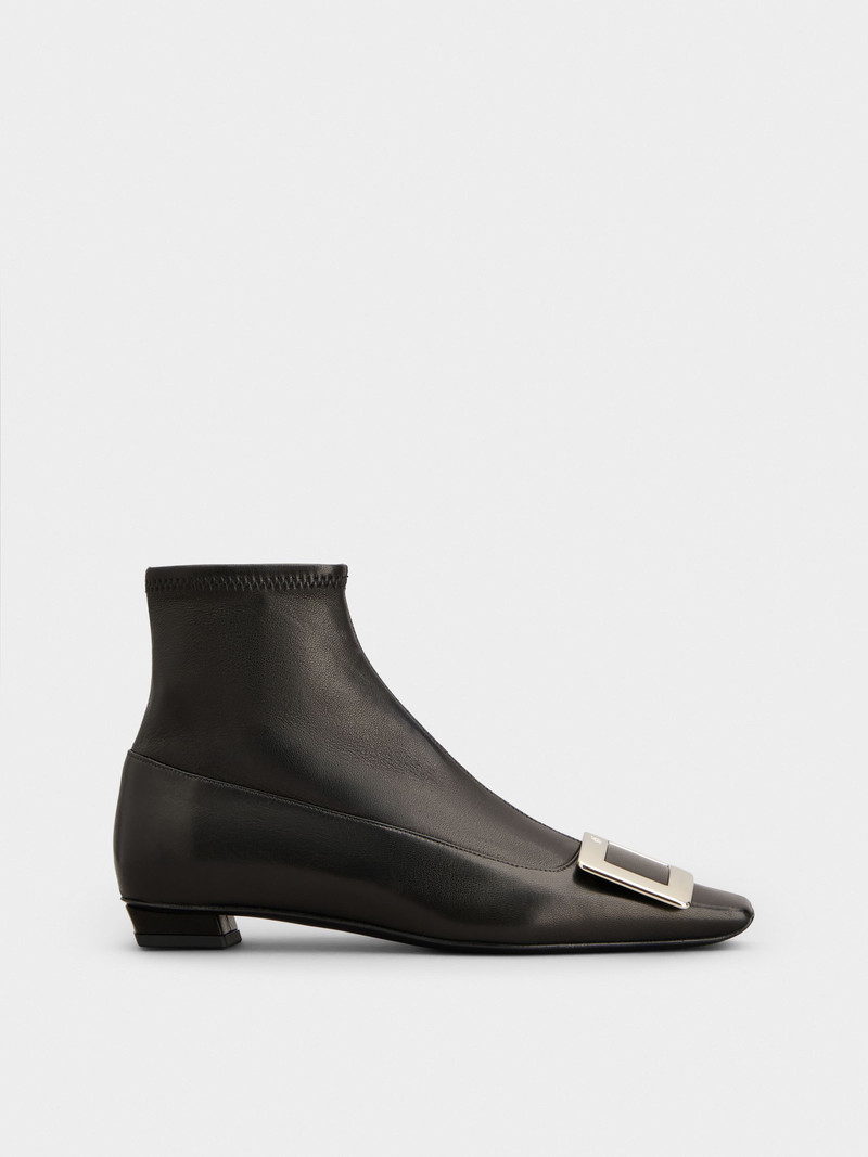 Belle Vivier Booties in leather 1