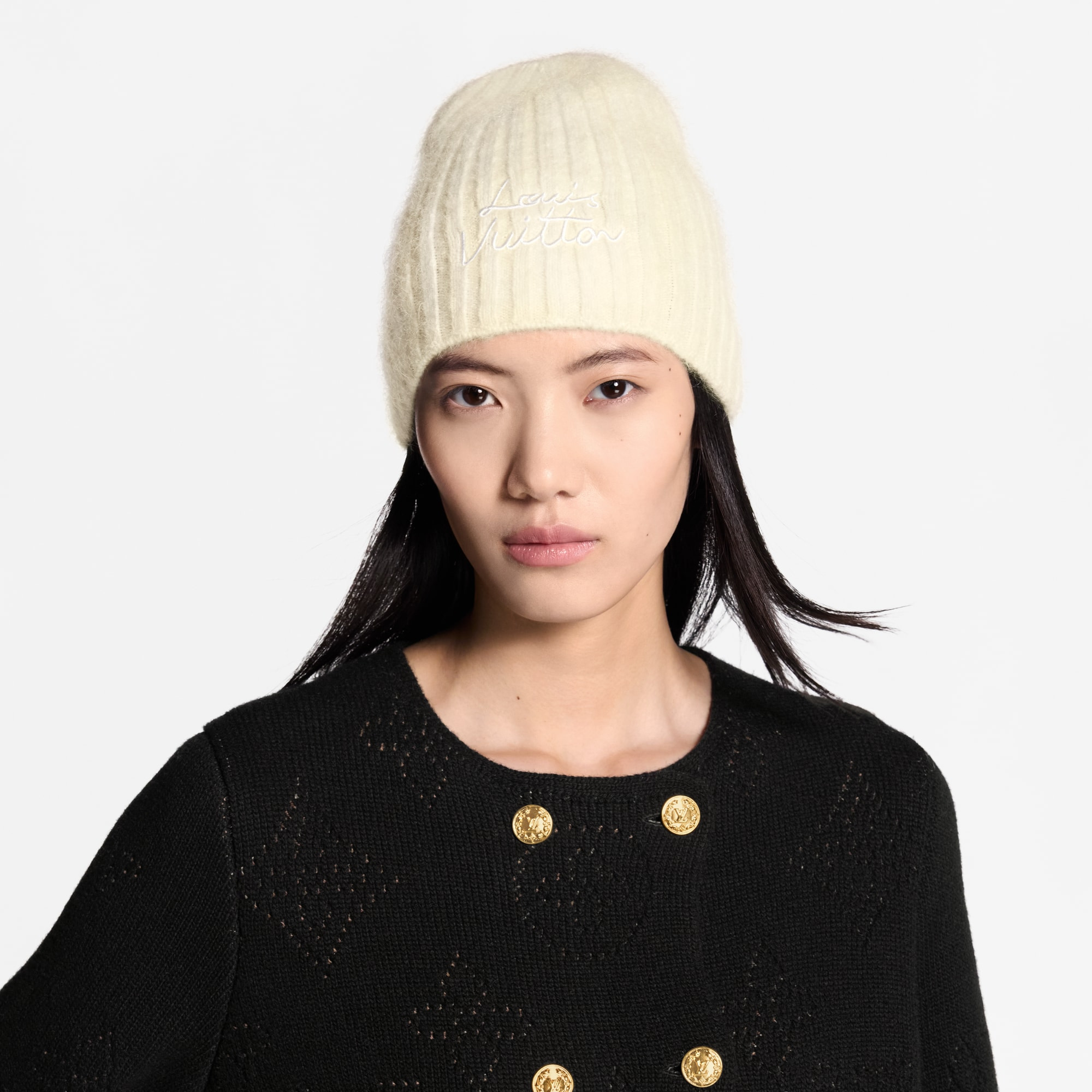 LV Script Beanie - 4