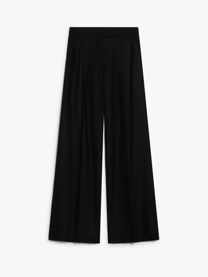 CARMEN Flannel wide-leg trousers - 1