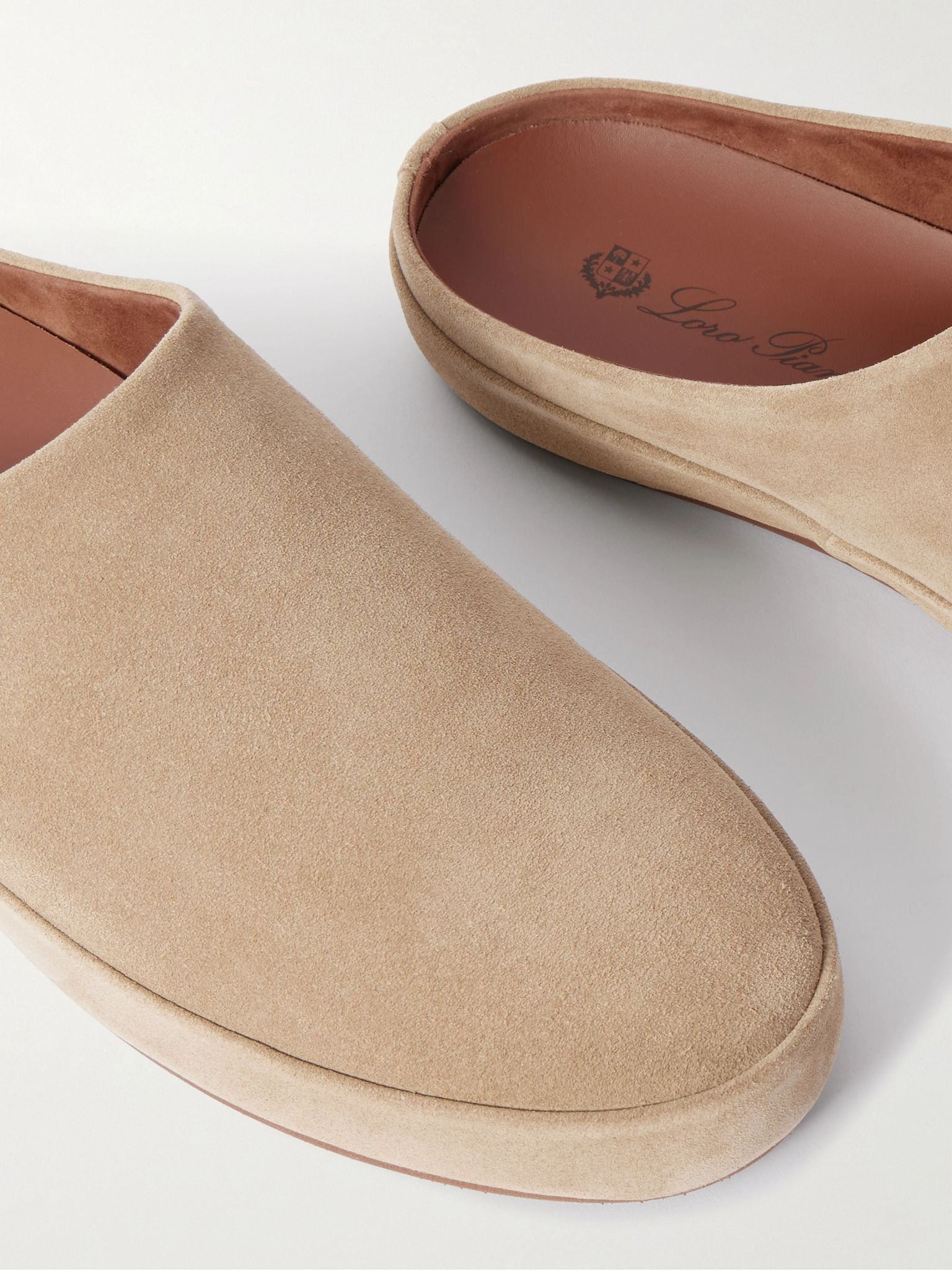 Tomori Suede Mules Brown - 5