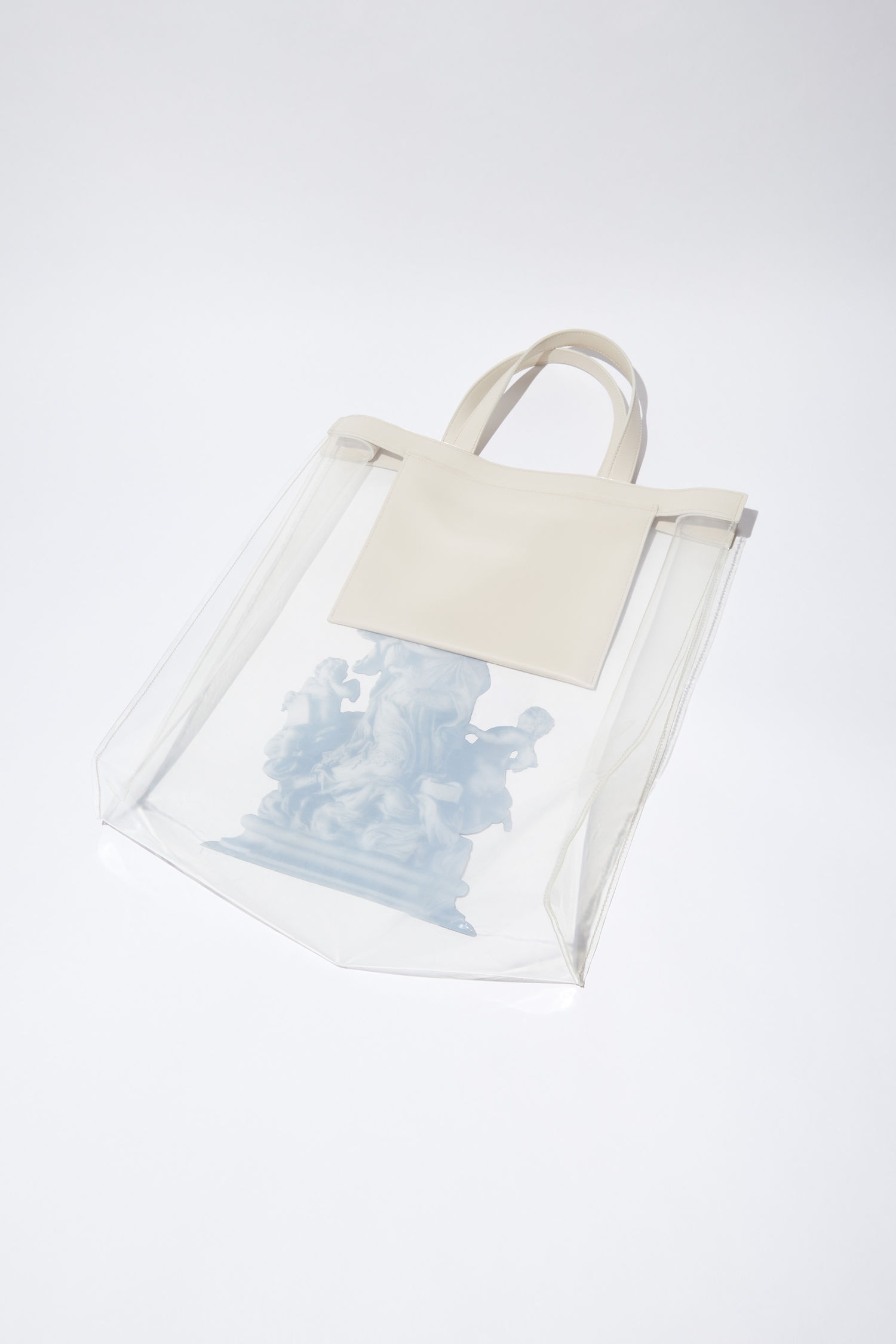 Clear print tote bag - Transparent - 2