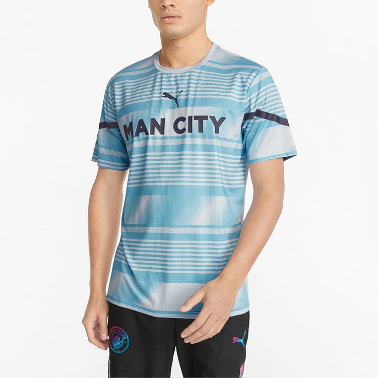 PUMA Mcfc Cny T-Shirt 'Blue' 765178-01 - 4