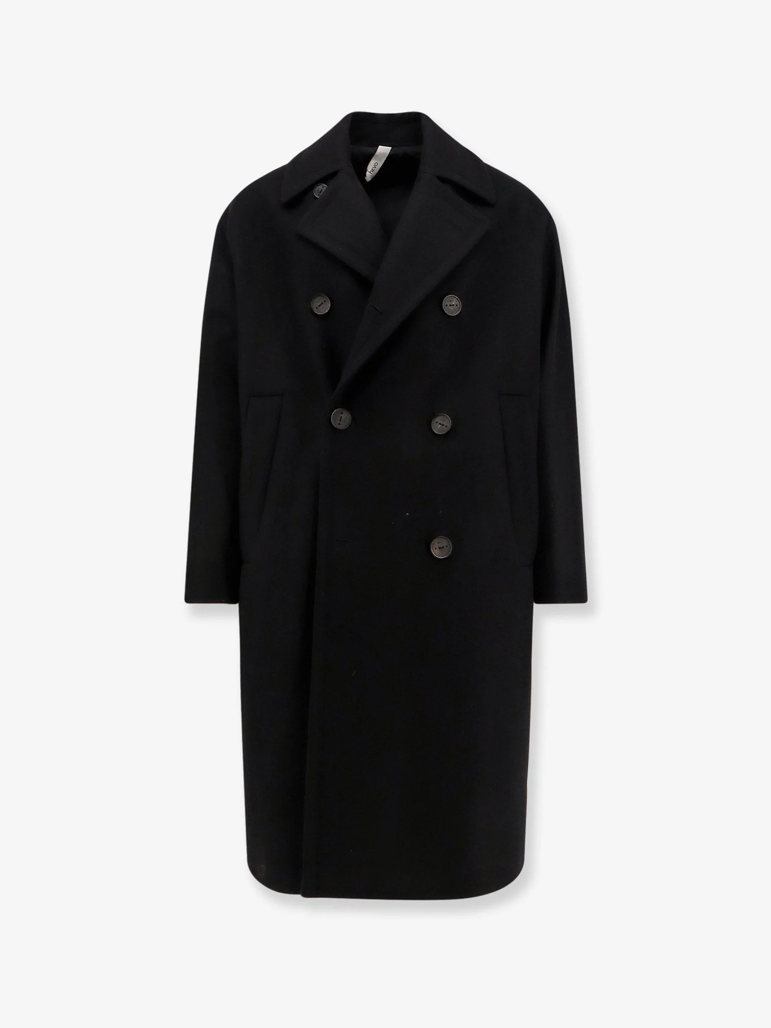 Hevo Tricase Double-Breasted Wool Blend Coat - 1
