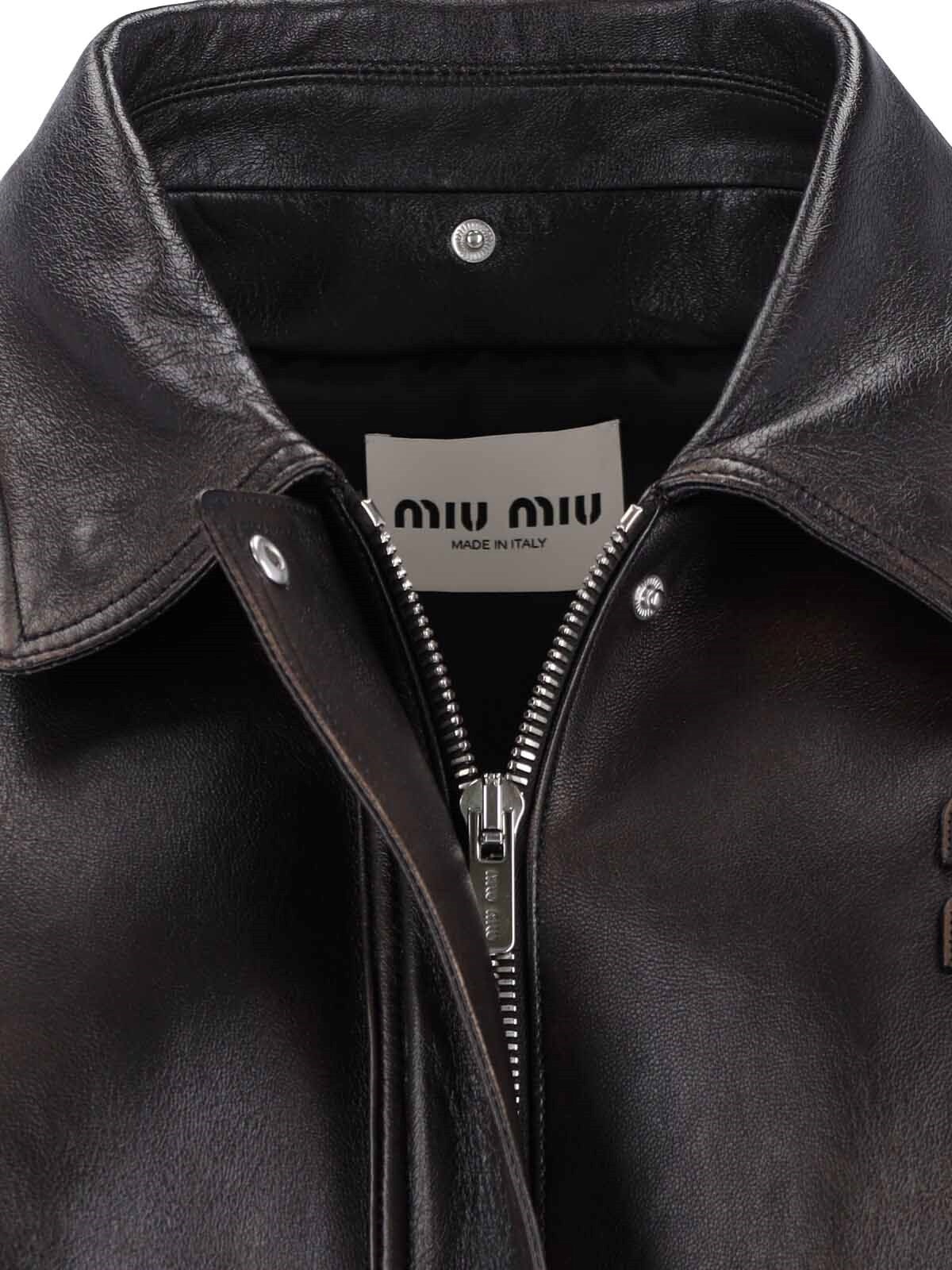 SHEARLING COLLAR BOMBER JACKET - 3