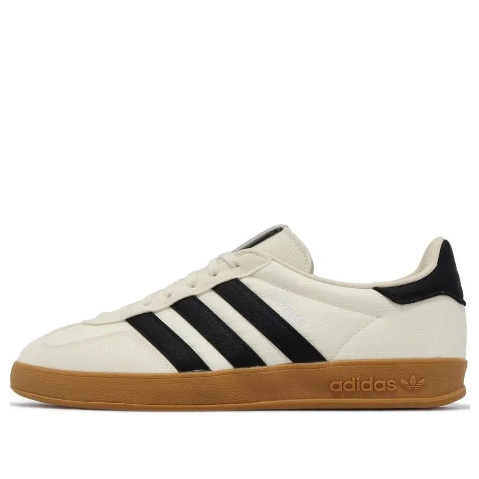 adidas Originals Gazelle Shoes 'Cream White Black Sand' IG3677 - 1