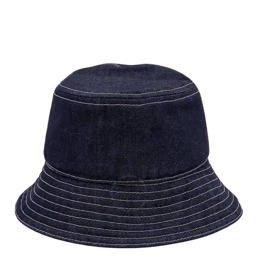 Fendi Embroidered Logo Denim Bucket Hat - 2