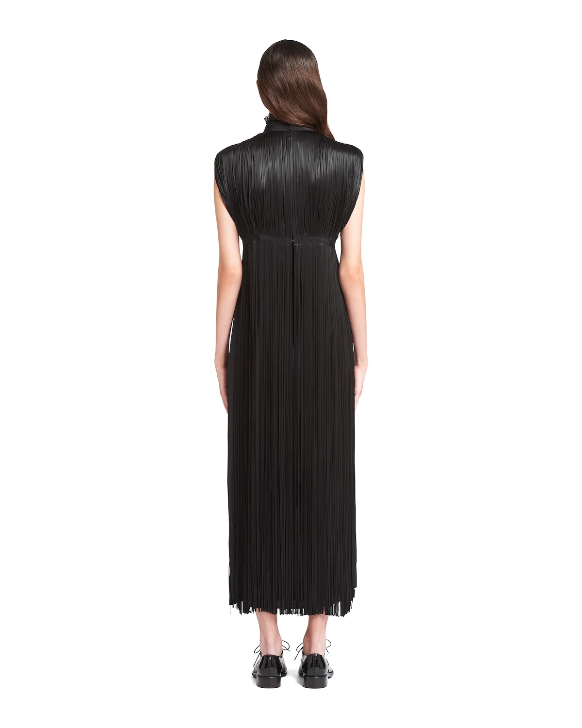 Dress with fringe and trim - 4