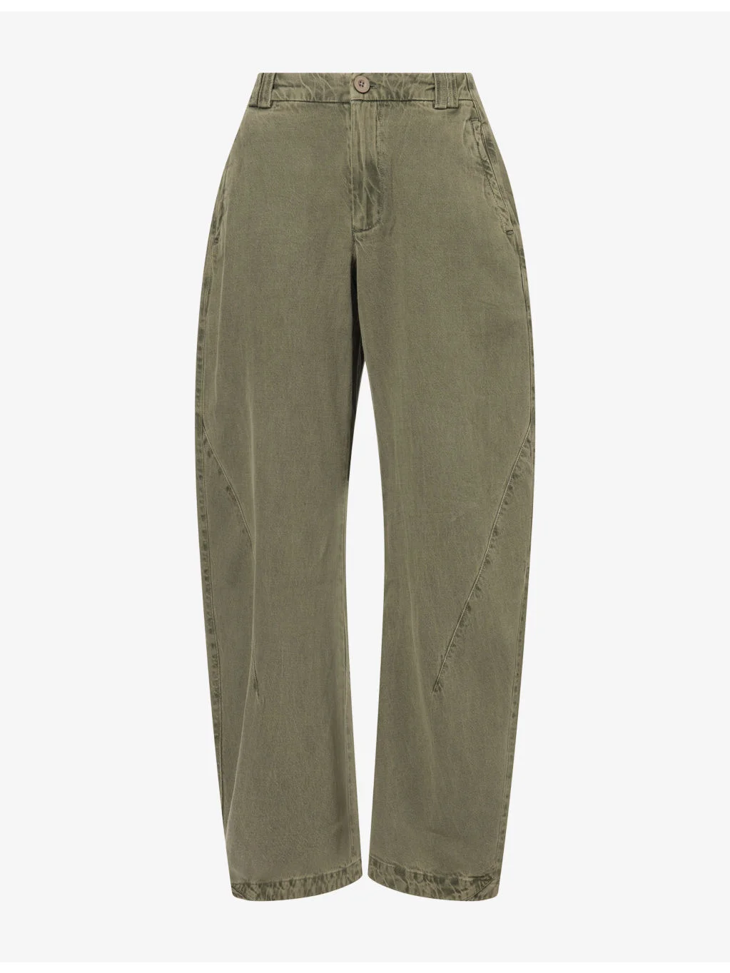 Spotlight Barrel-Leg Cotton-Blend Trousers - 1