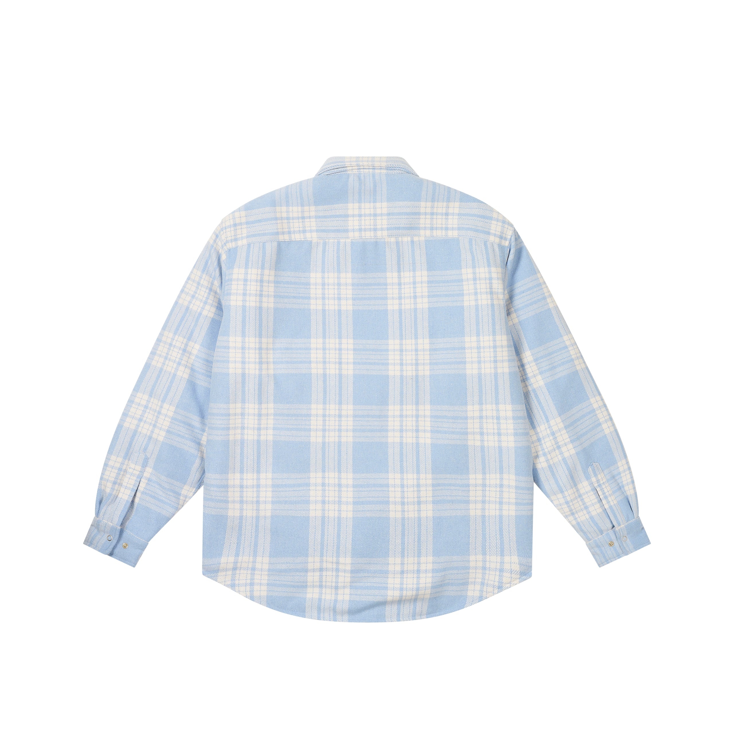 CHECK INSULATED SHIRT FAINT BLUE - 3