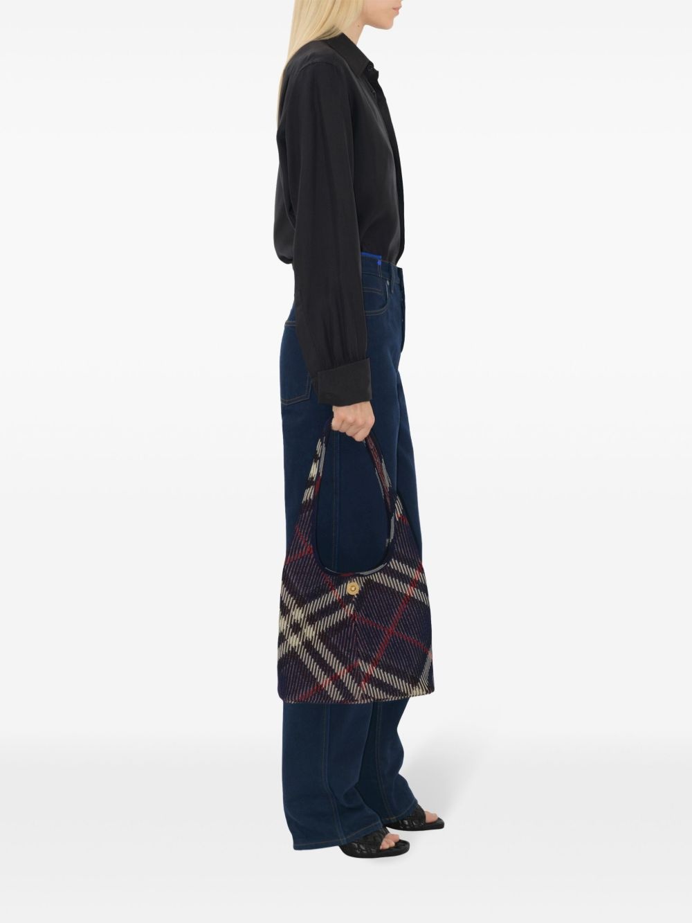 small Check shoulder bag - 2