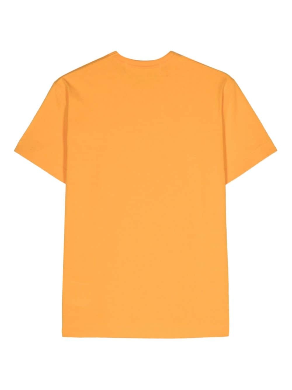 heart-patch cotton T-shirt - 2