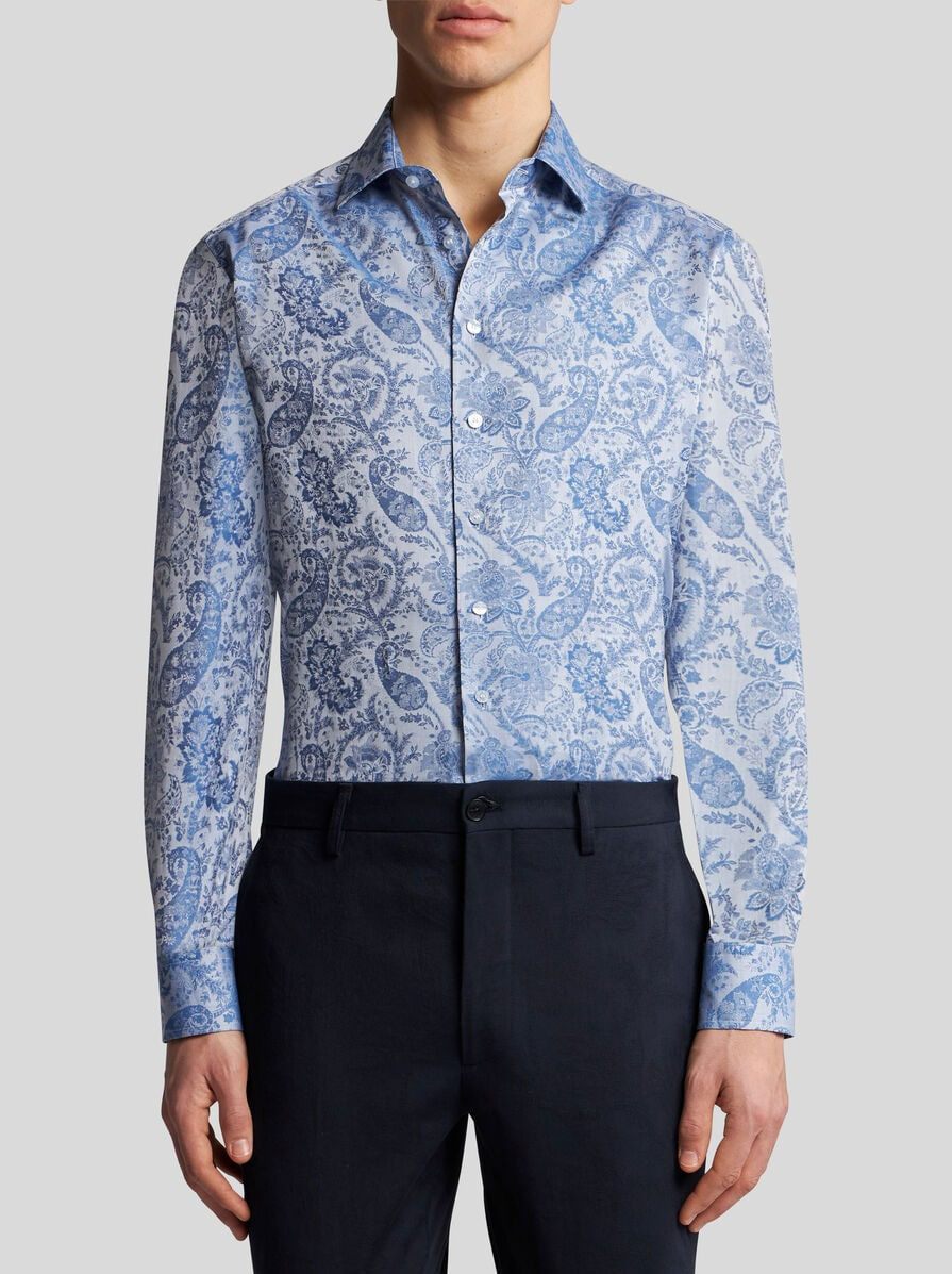 FLORAL PAISLEY SHIRT - 2