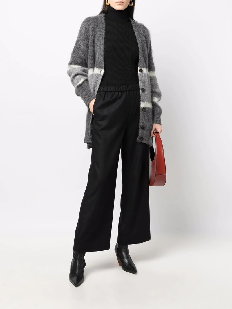 Aspesi high waisted wide leg trousers outlook