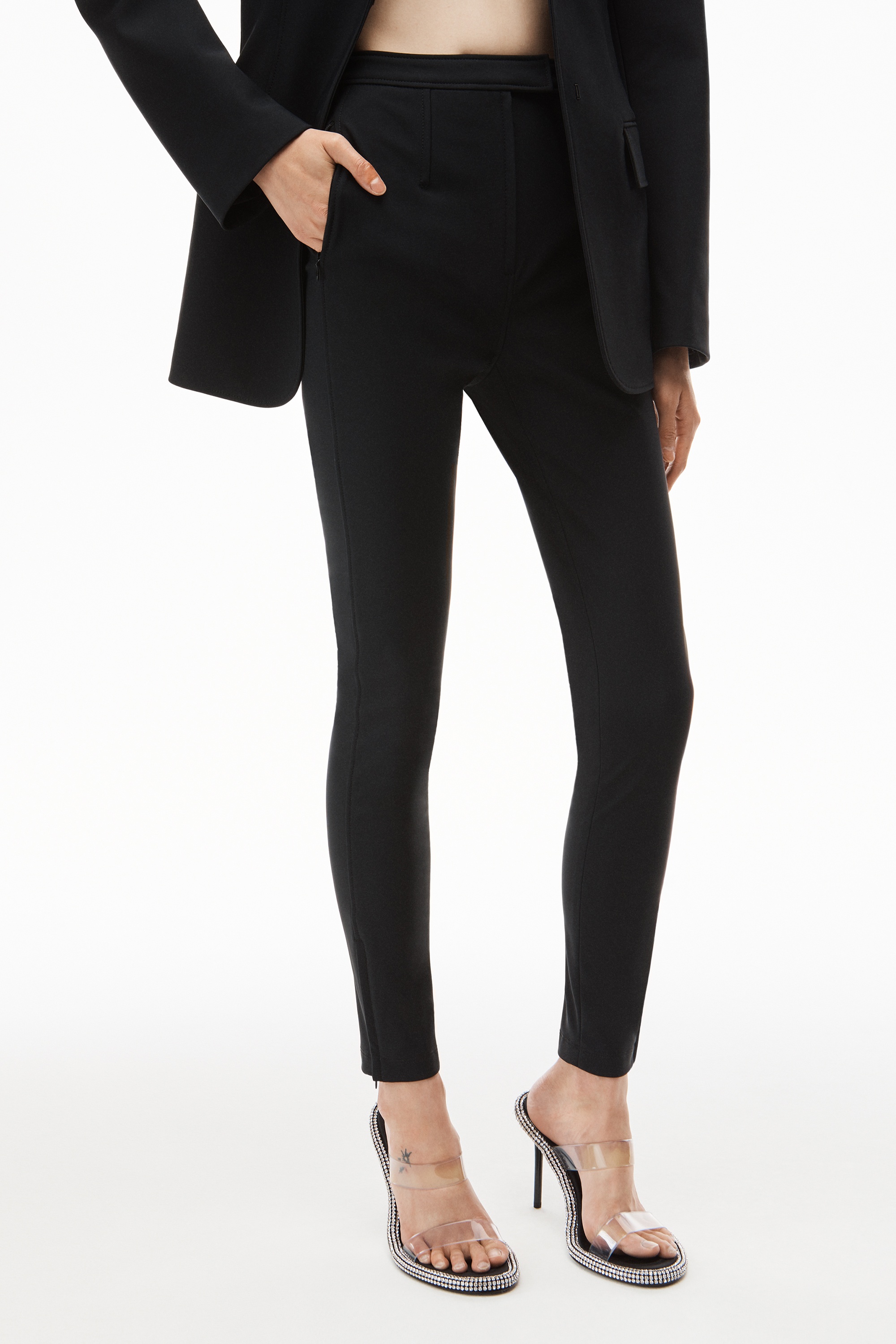 TAILORED LEGGING IN STRETCH NYLON - 3