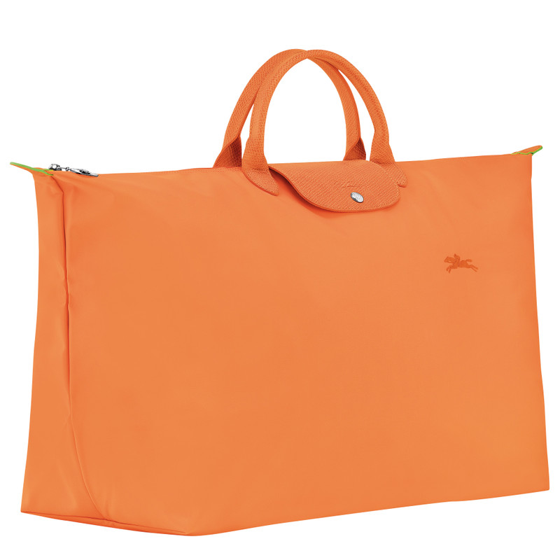 Longchamp Le Pliage Green M Travel bag Orange - Recycled canvas outlook