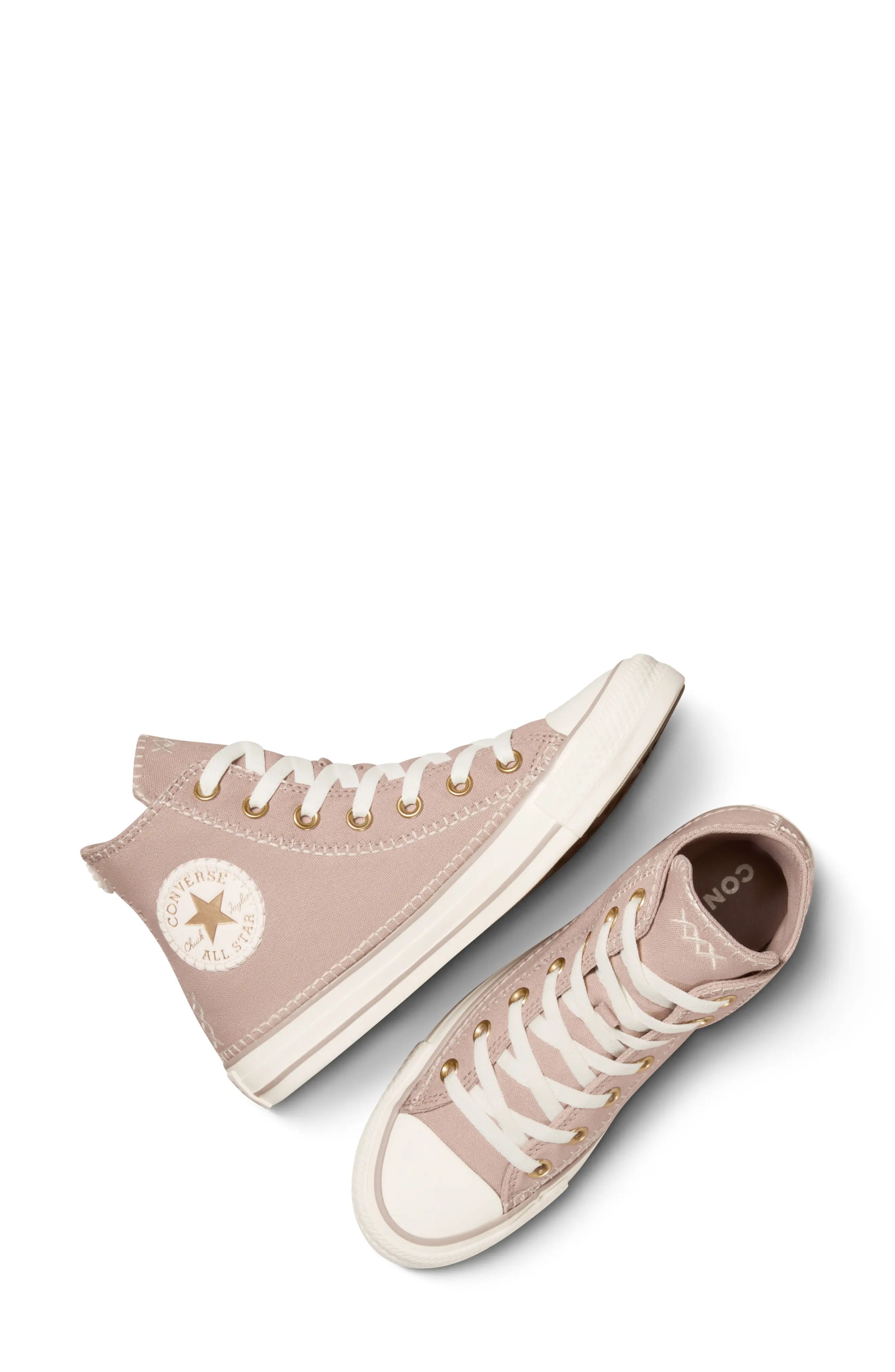 Chuck Taylor All Star High Top Sneaker in Chaotic Neutral/Egret/Egret - 4