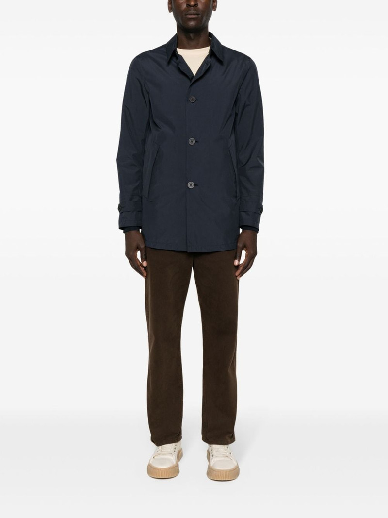 Herno buttoned lightweight jacket outlook