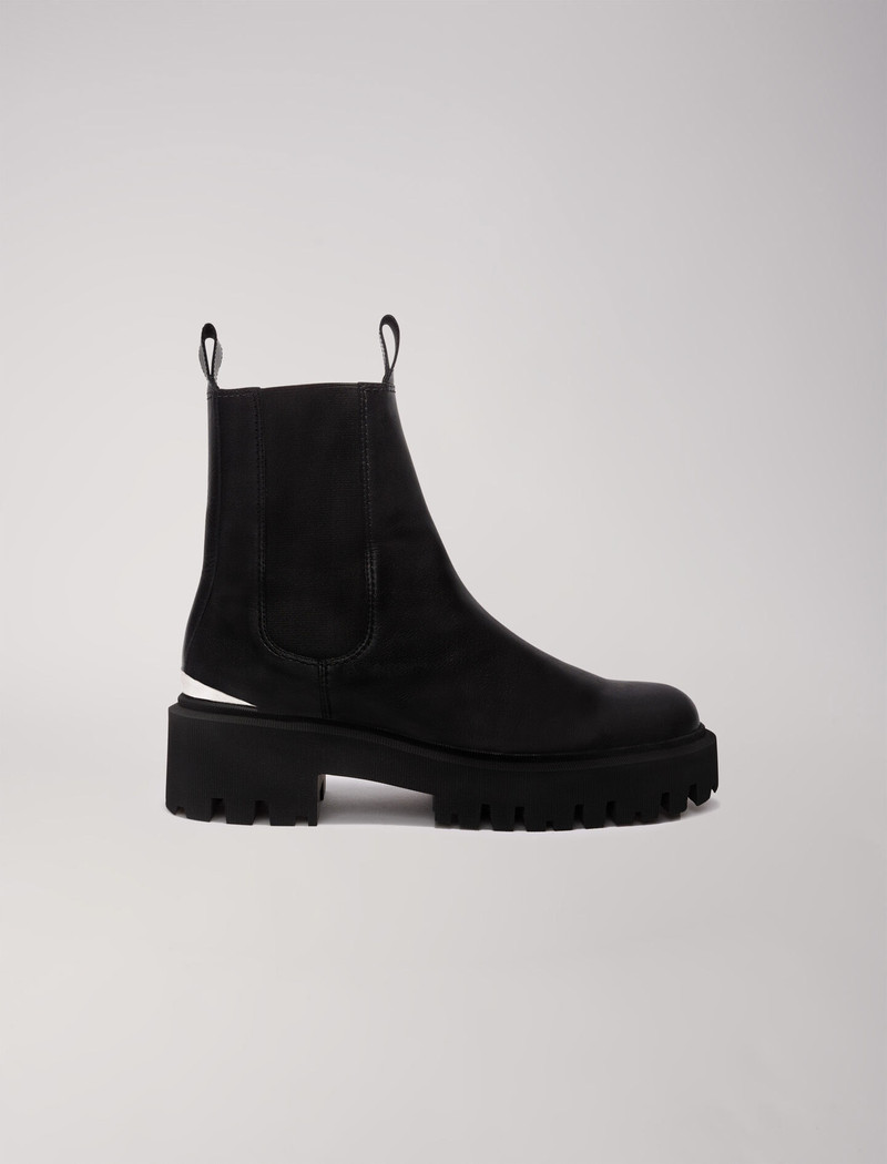 Platform Chelsea boots 6